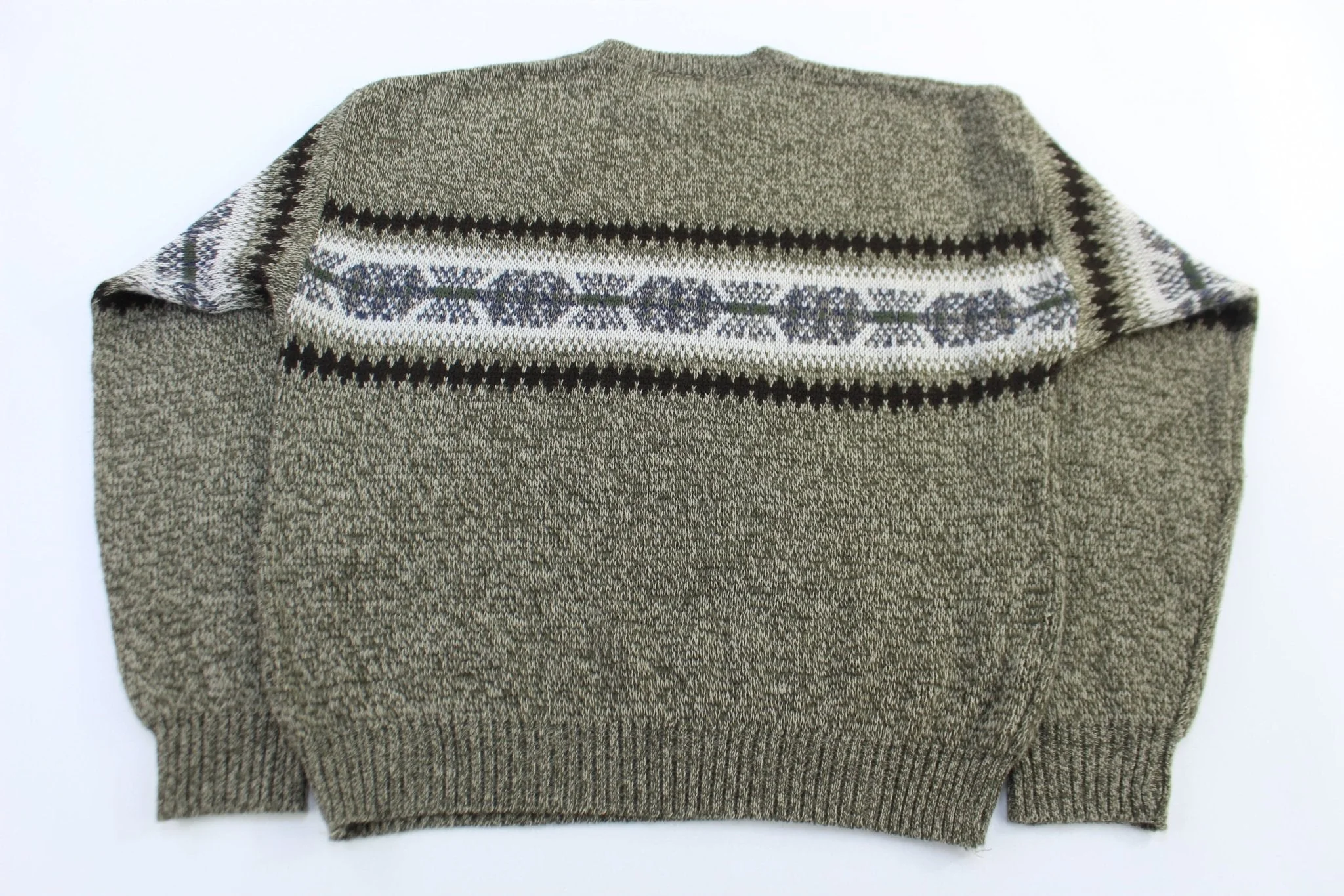 90's Basic Editions Multipatterned Knit Sweater - Image 2