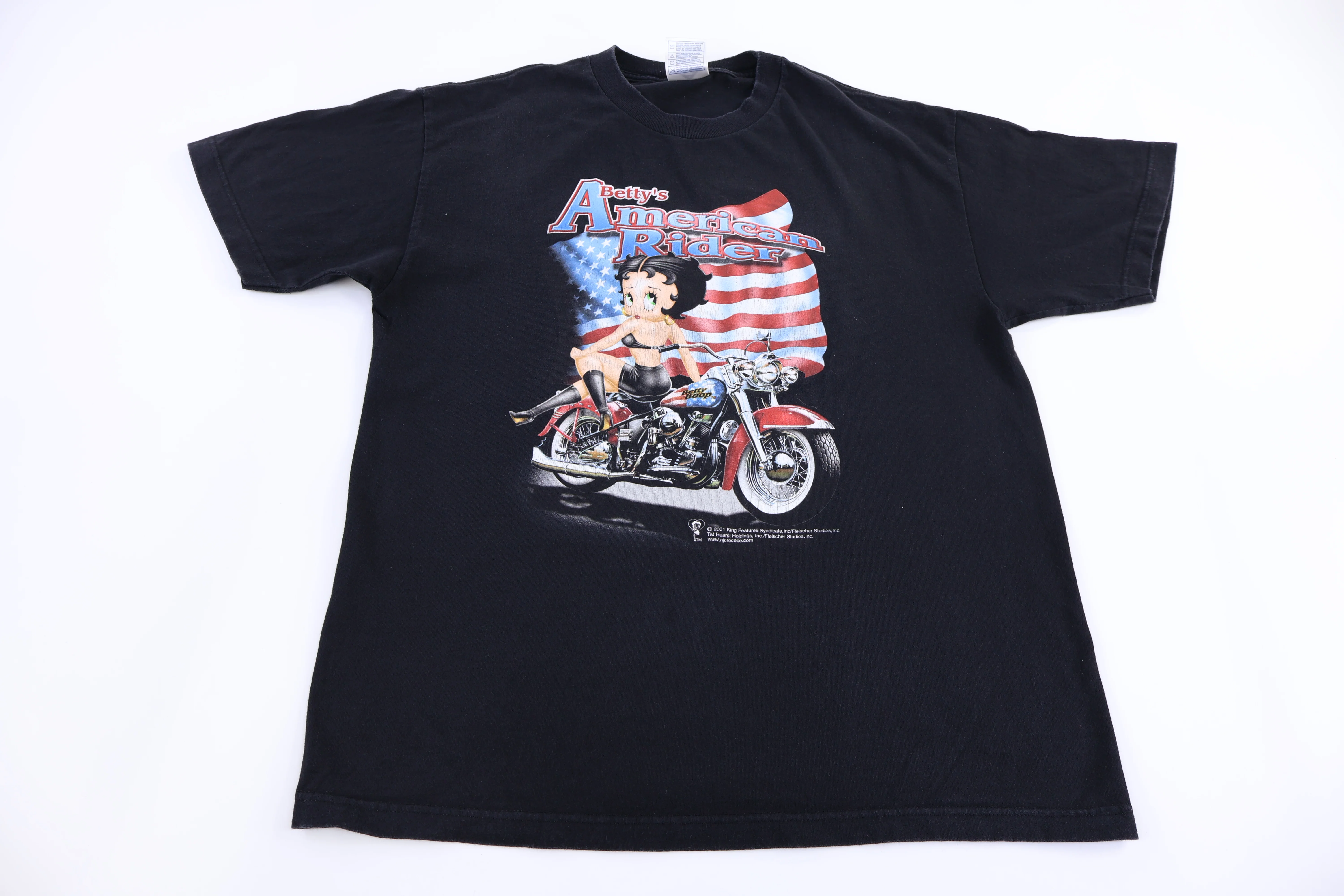 90's Betty Boop American Rider Graphic T-shirt