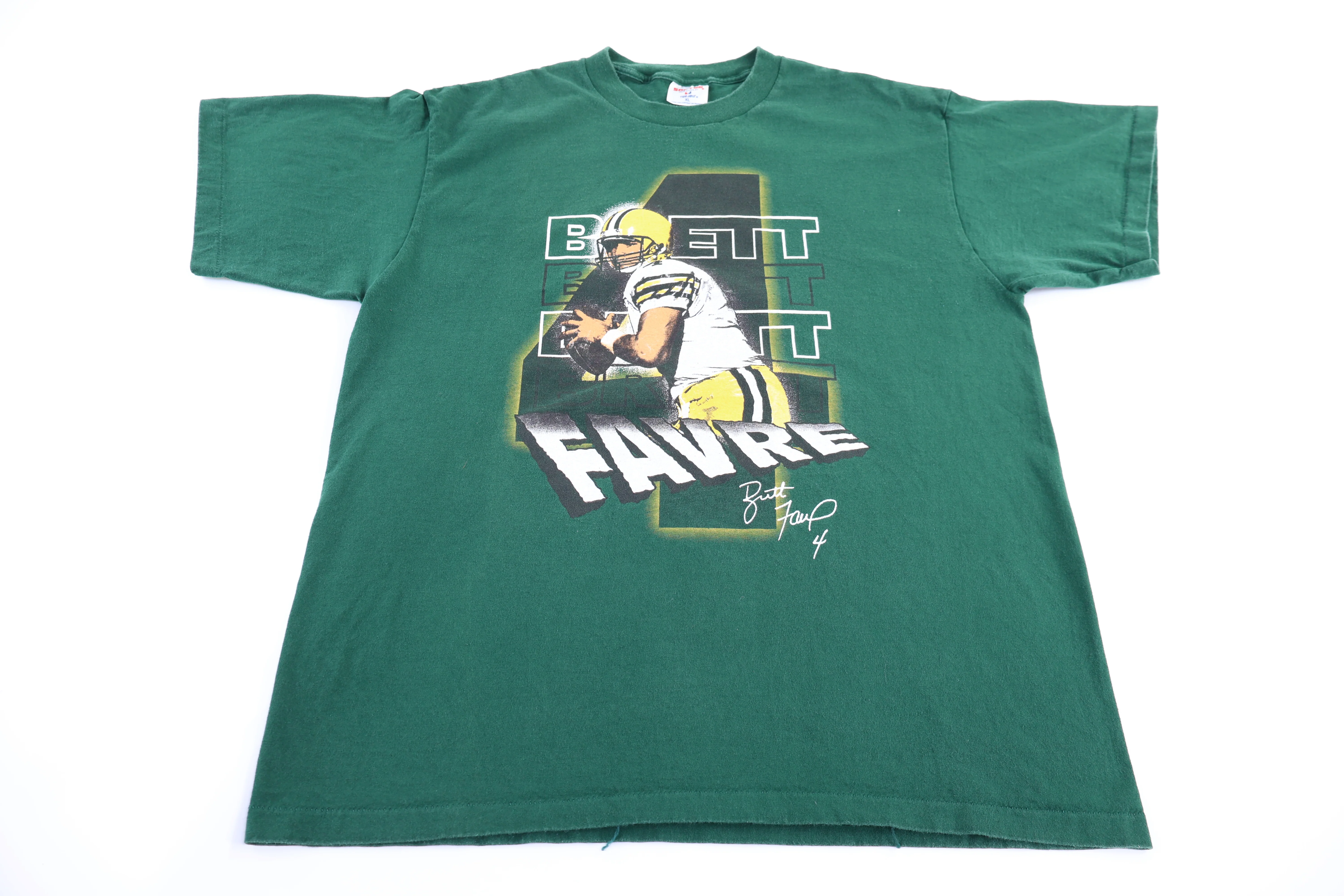 90's Brett Favre Green Bay Packers T-shirt - Image 2