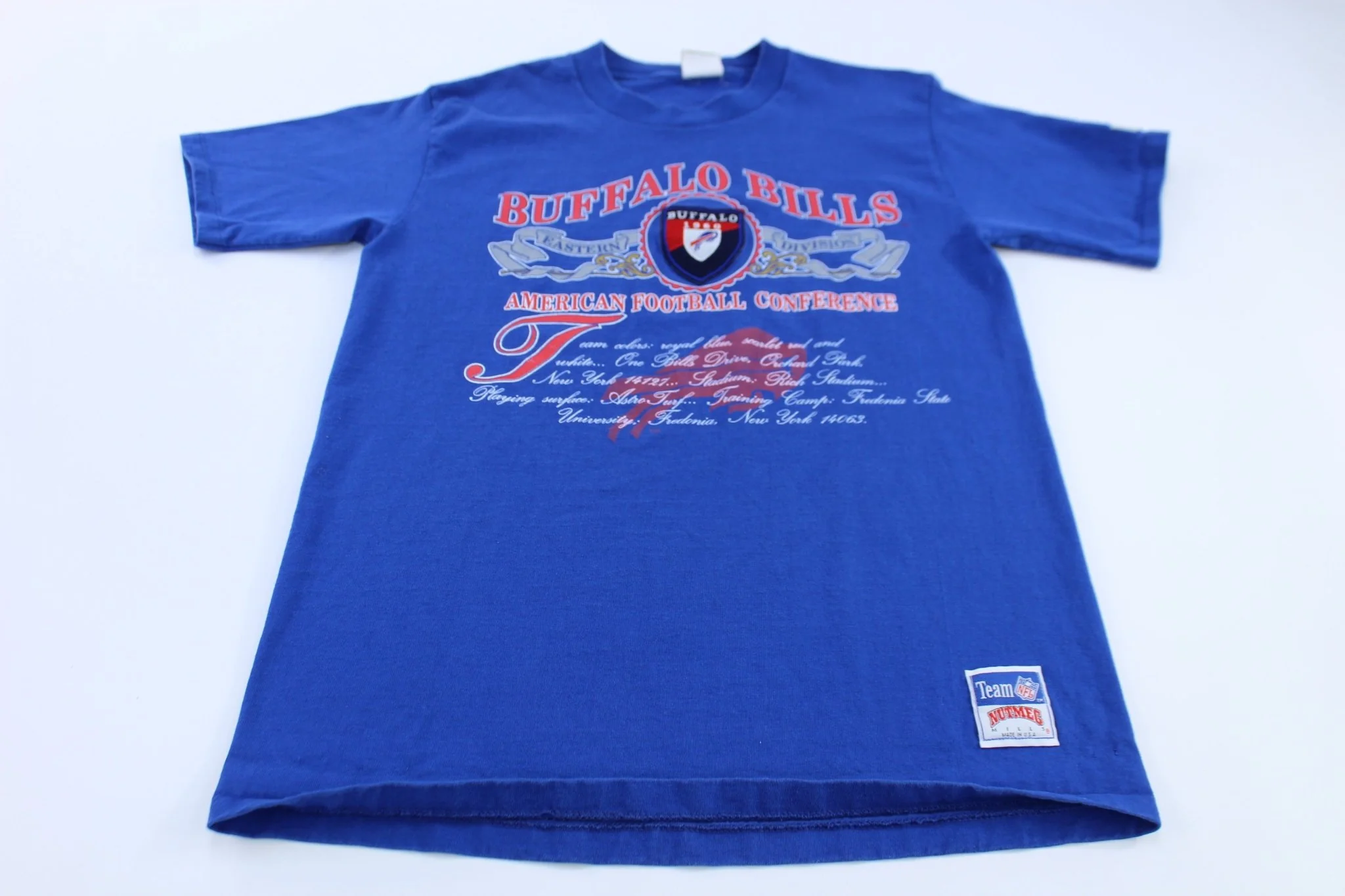 90's Buffalo Bills Football Eastern Division Nutmeg T-shirt