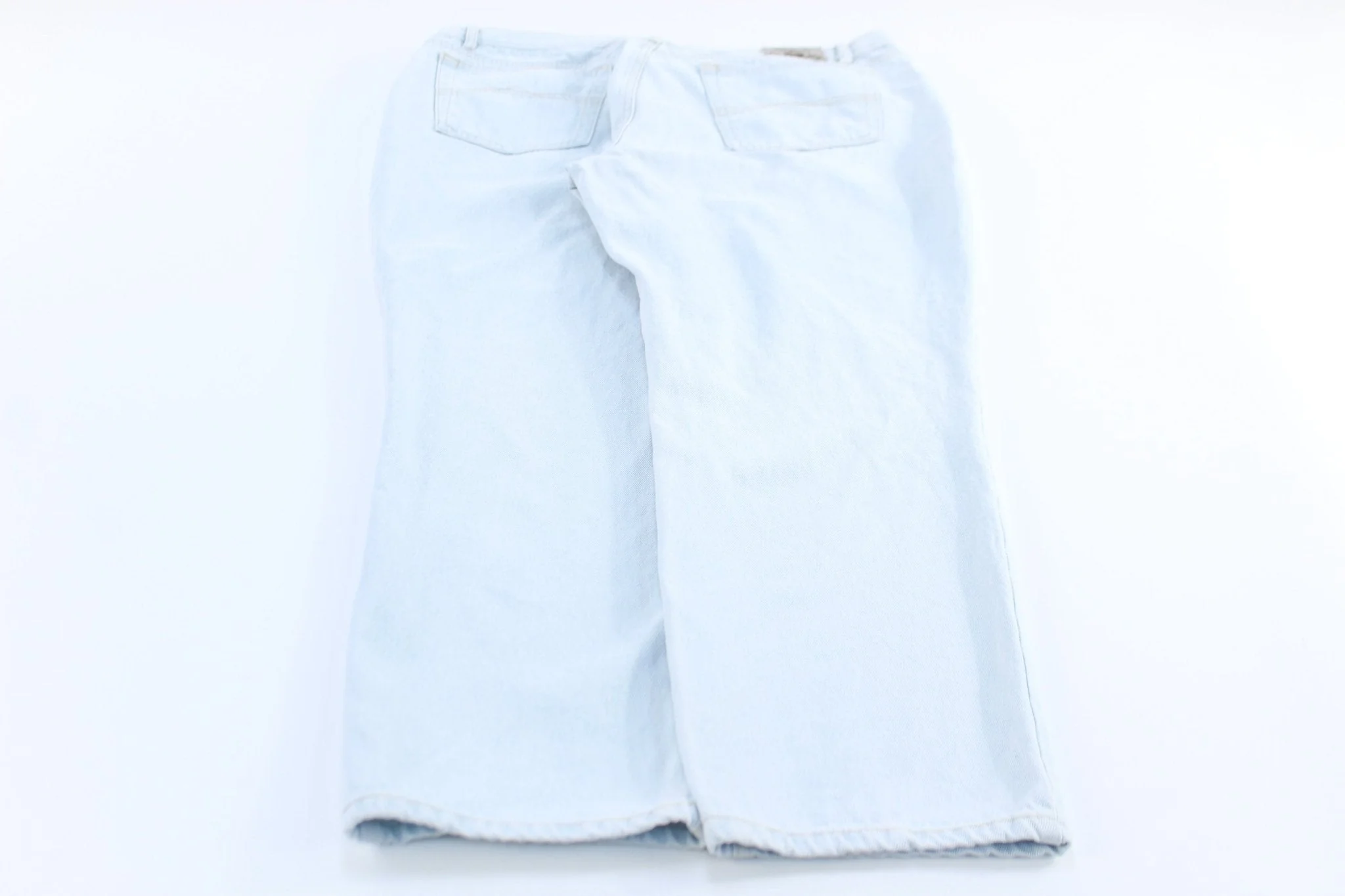 90's Bugle Boy 750's Light Wash Denim Jeans - Image 2