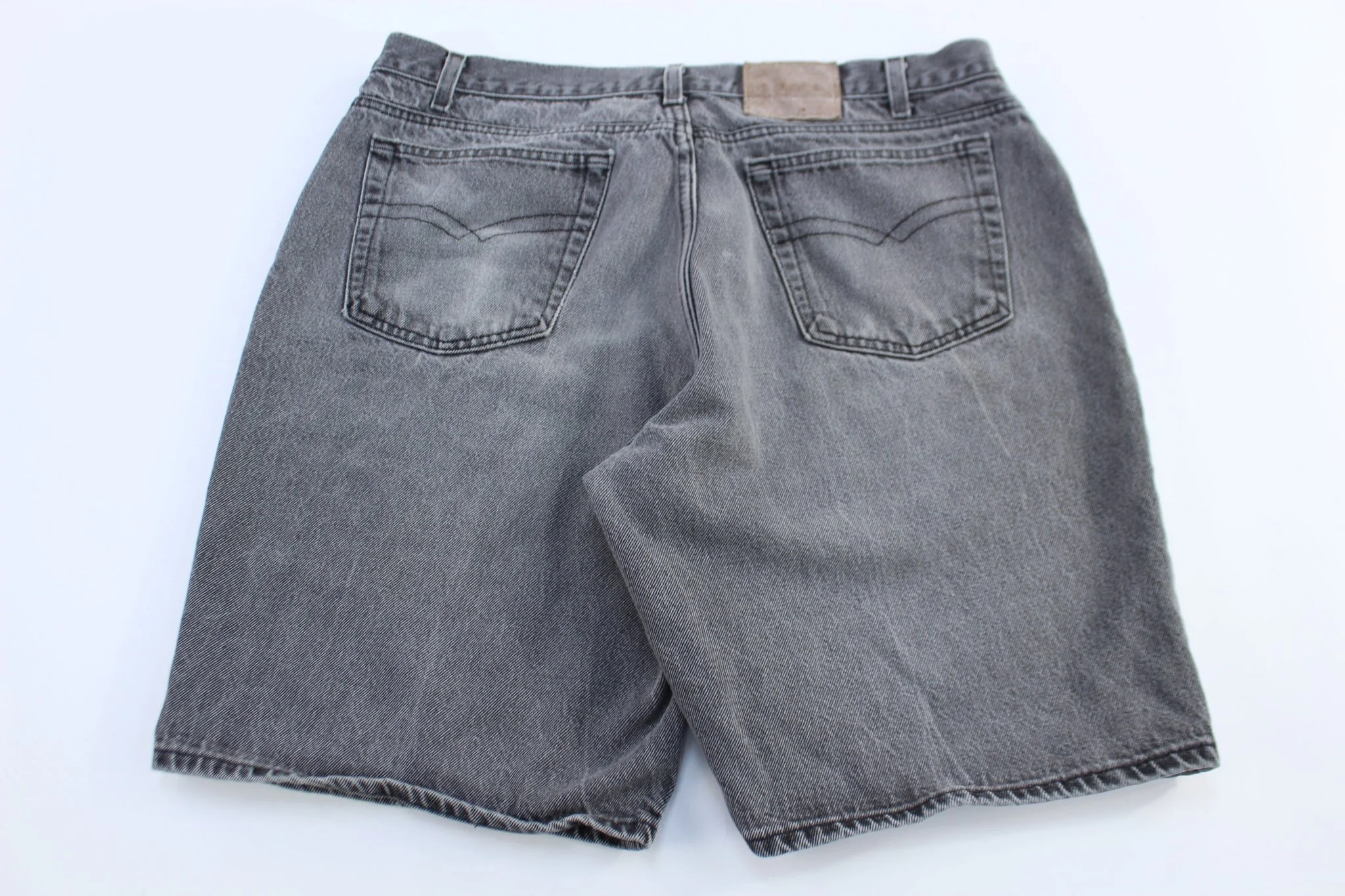 90's Bugle Boy Black Wash Denim Shorts