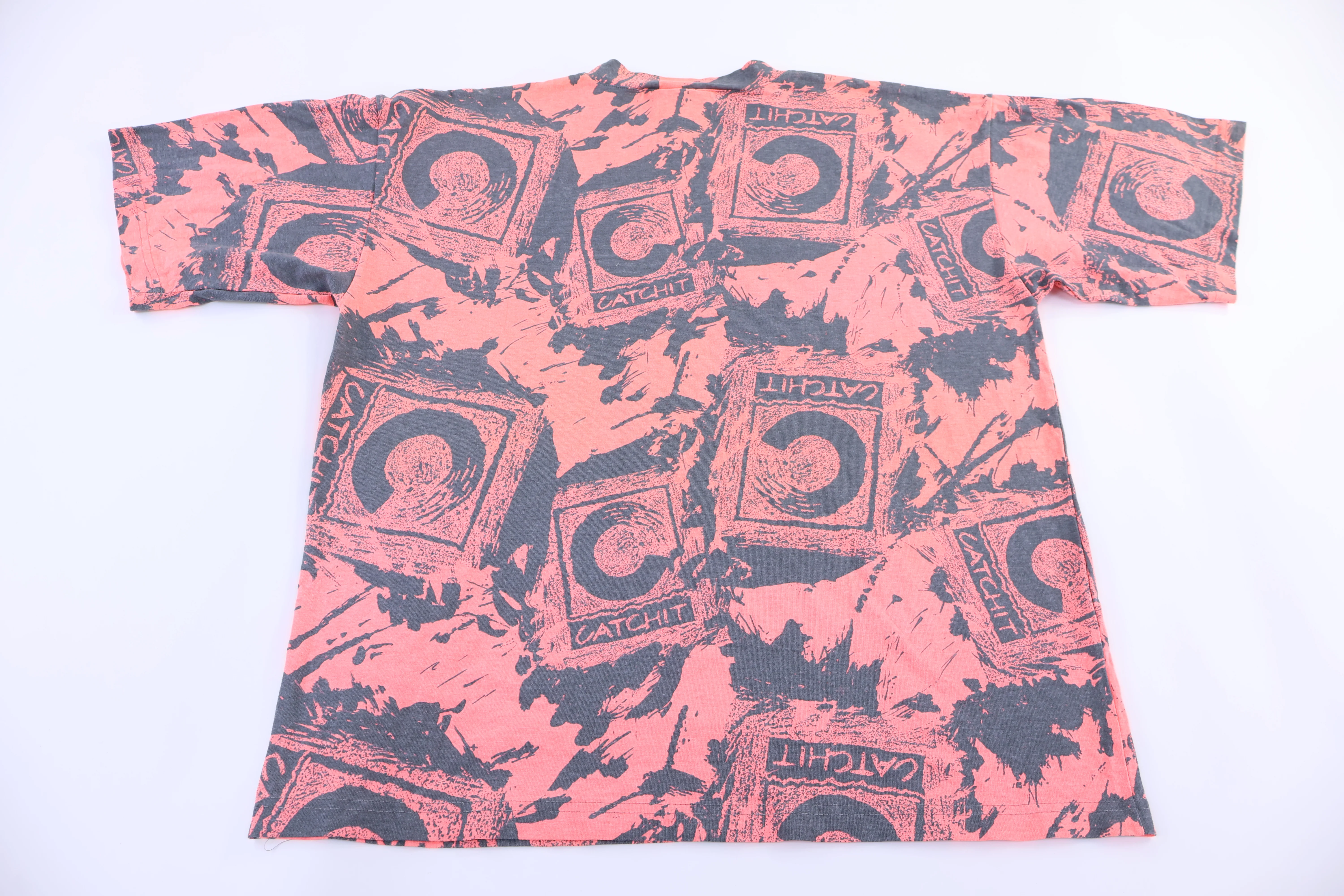 90's Catch It Surf All Over Graphic T-shirt - Image 2