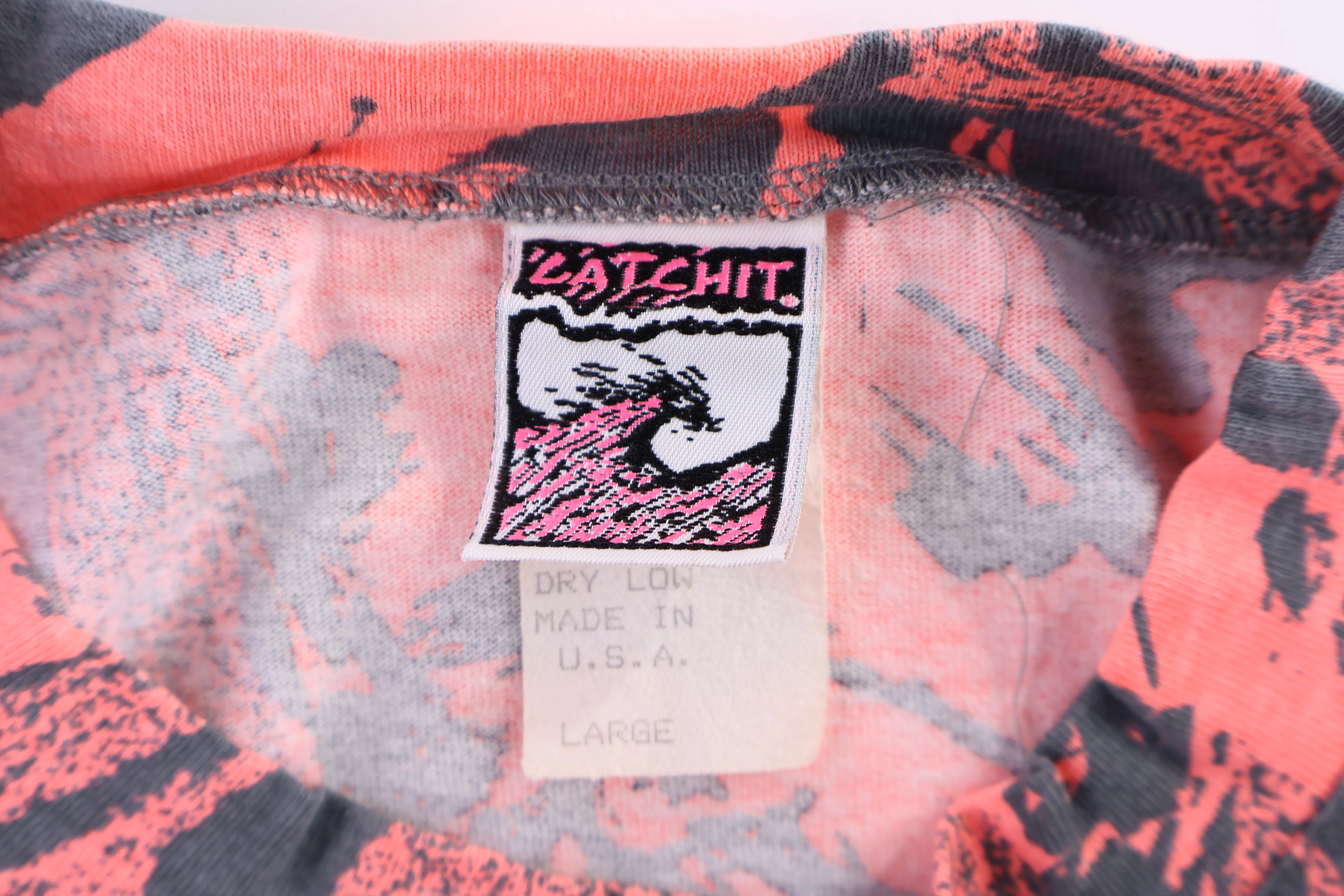 90's Catch It Surf All Over Graphic T-shirt - Image 3