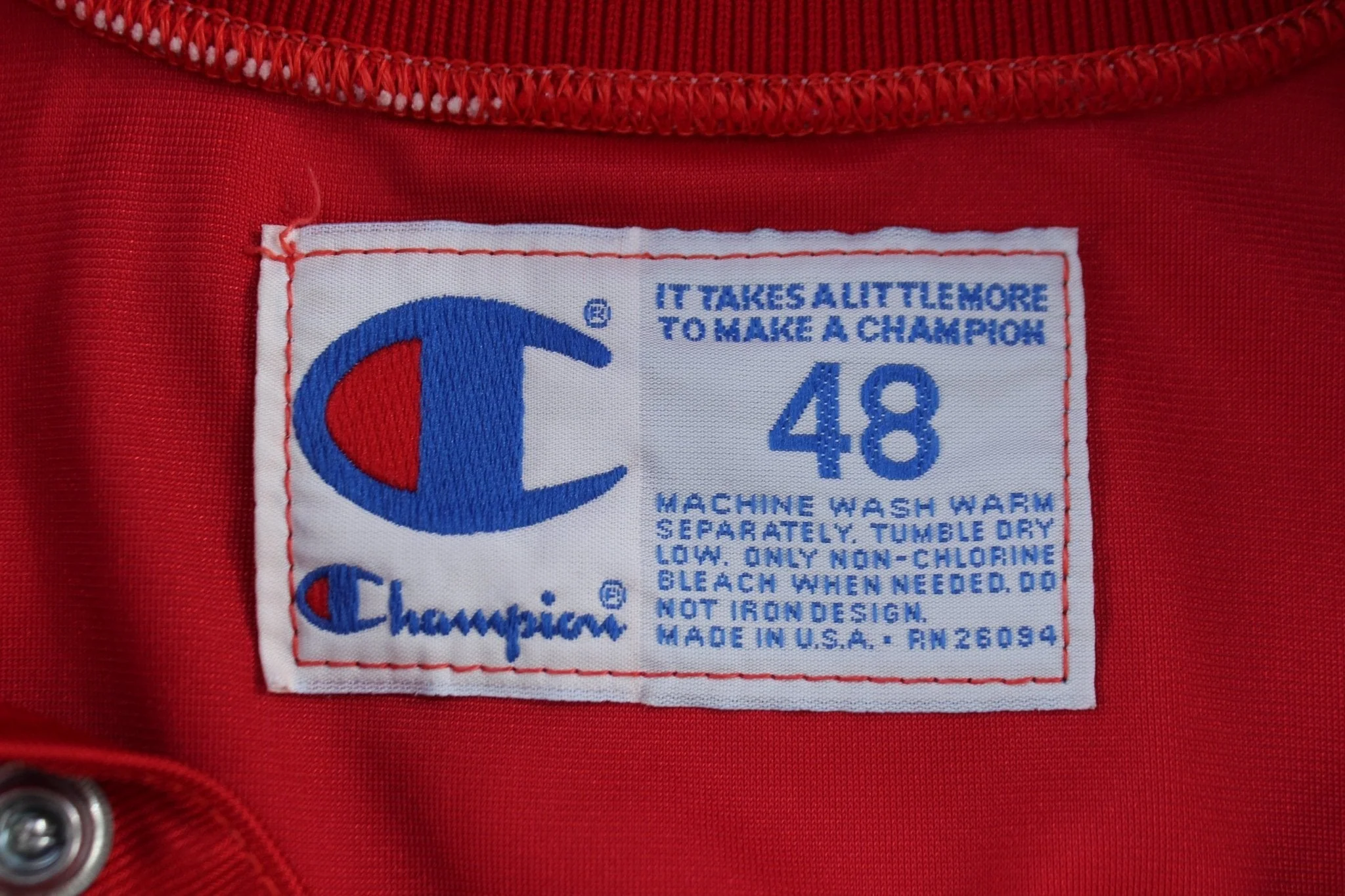 90's Champion Bulldogs Satin Jacket - Image 3