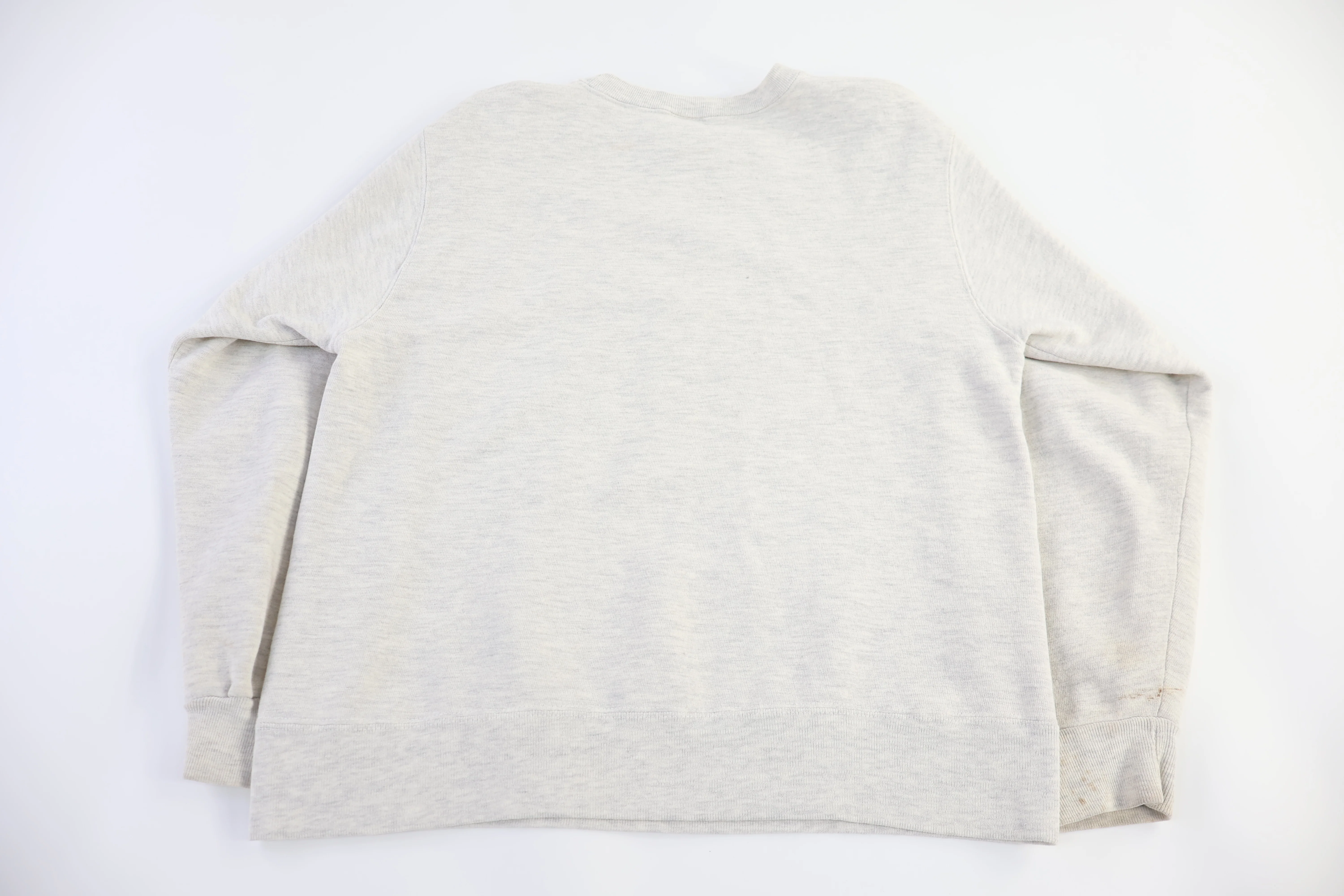 90's Champion Embroidered Logo Cream Sweatshirt - Image 2
