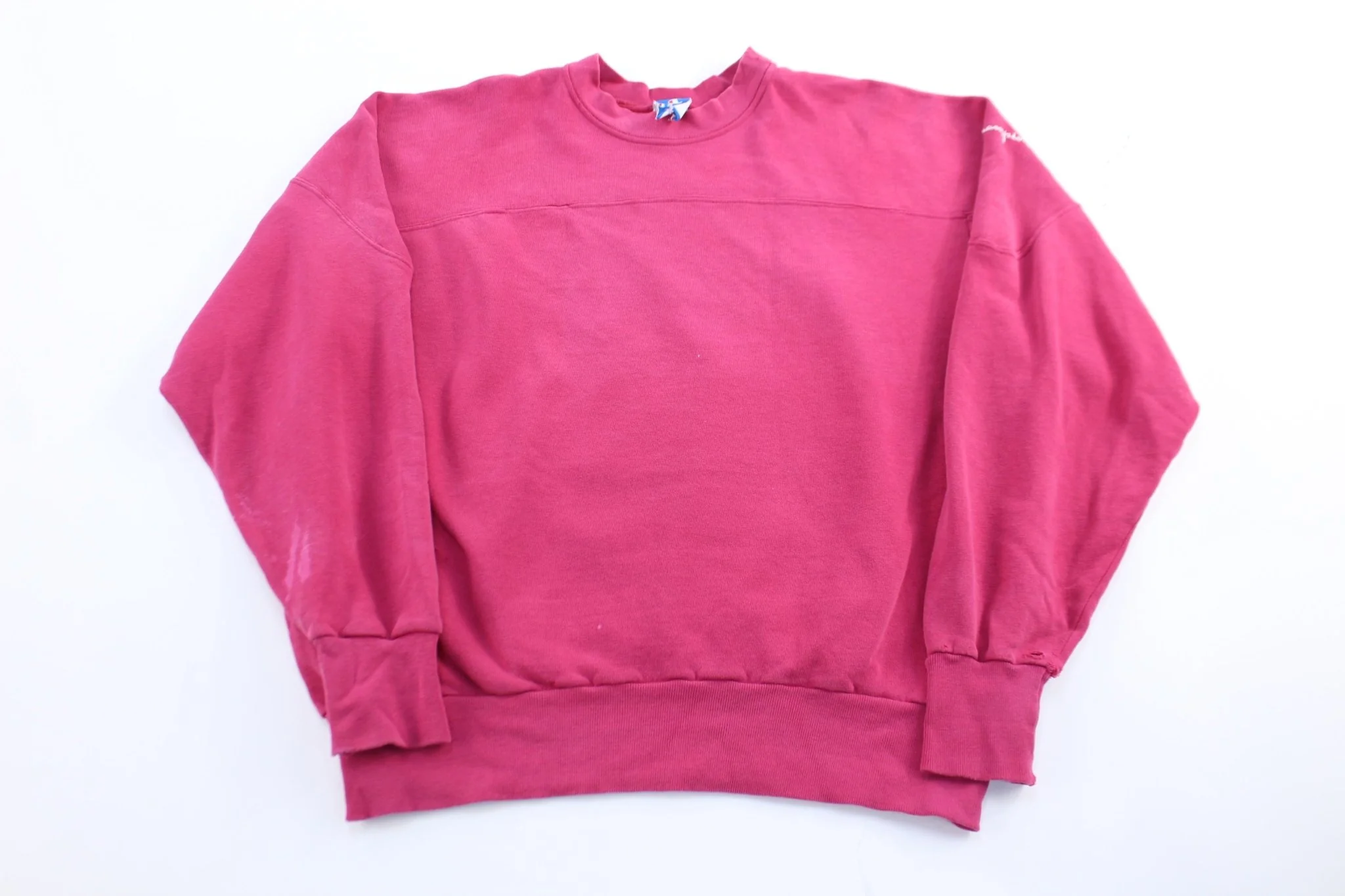 90's Champion Embroidered Logo Pink Sweatshirt