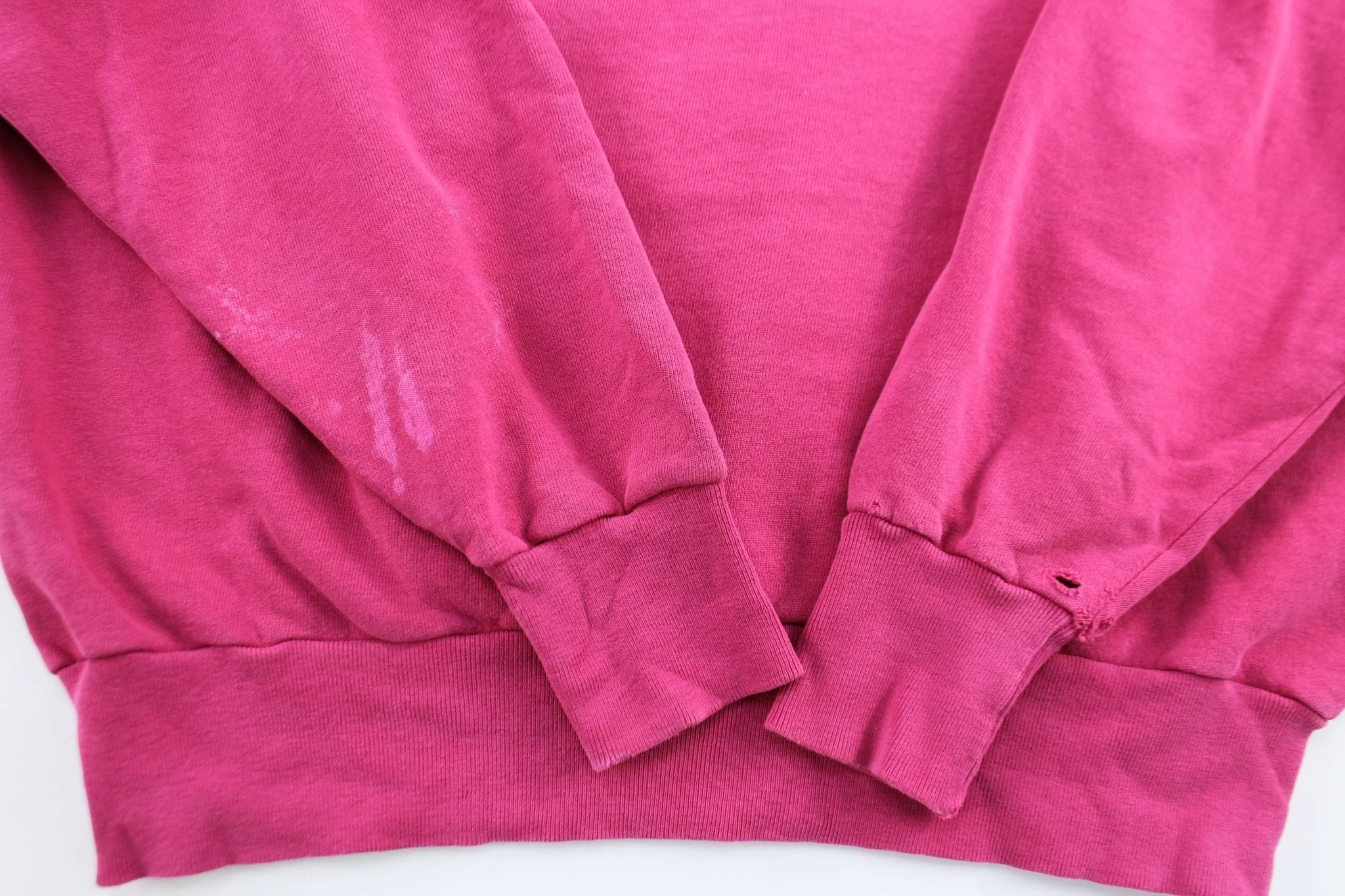90's Champion Embroidered Logo Pink Sweatshirt - Image 3