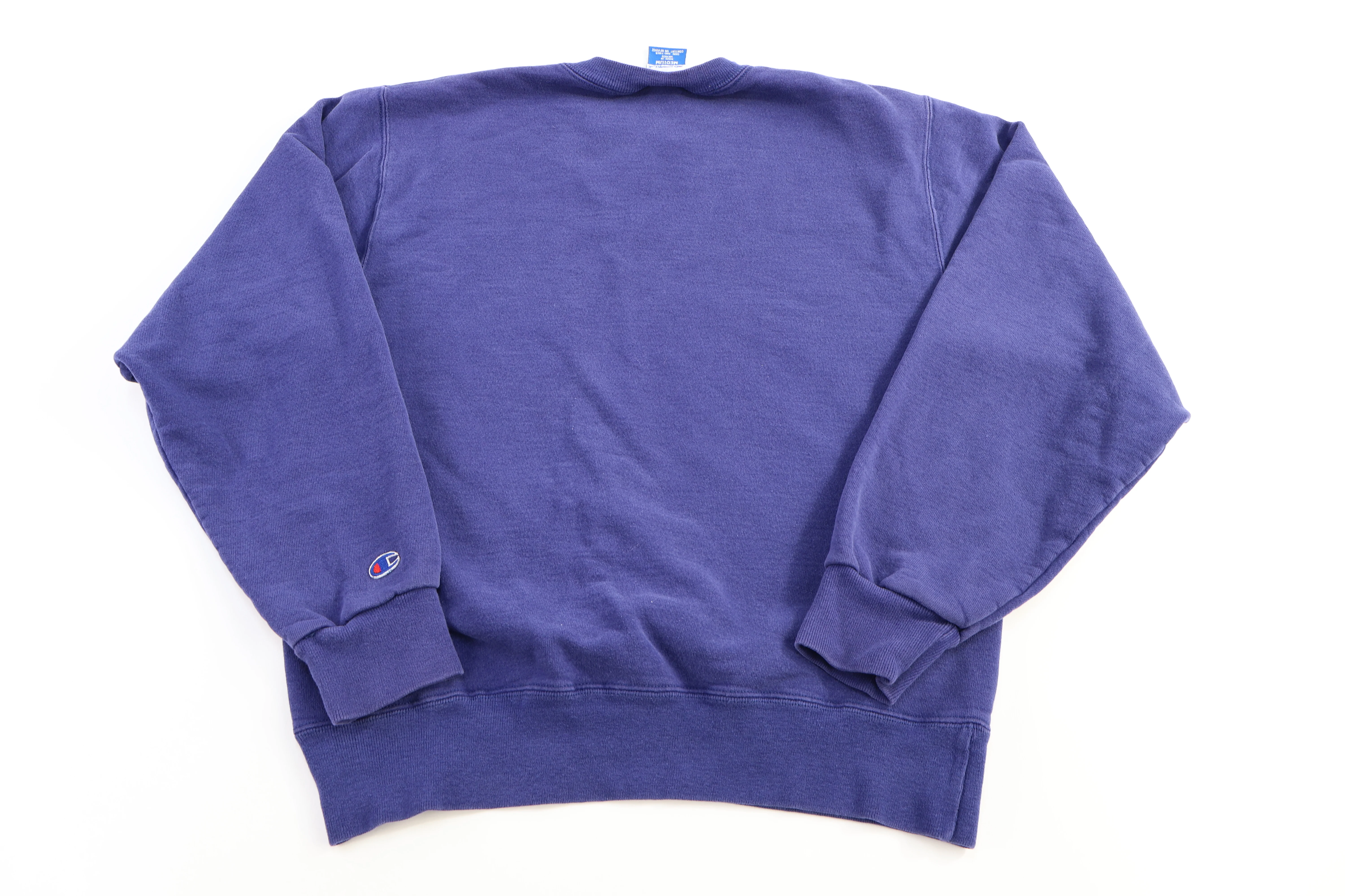 90's Champion Embroidered Logo Purple Sweatshirt - Image 2