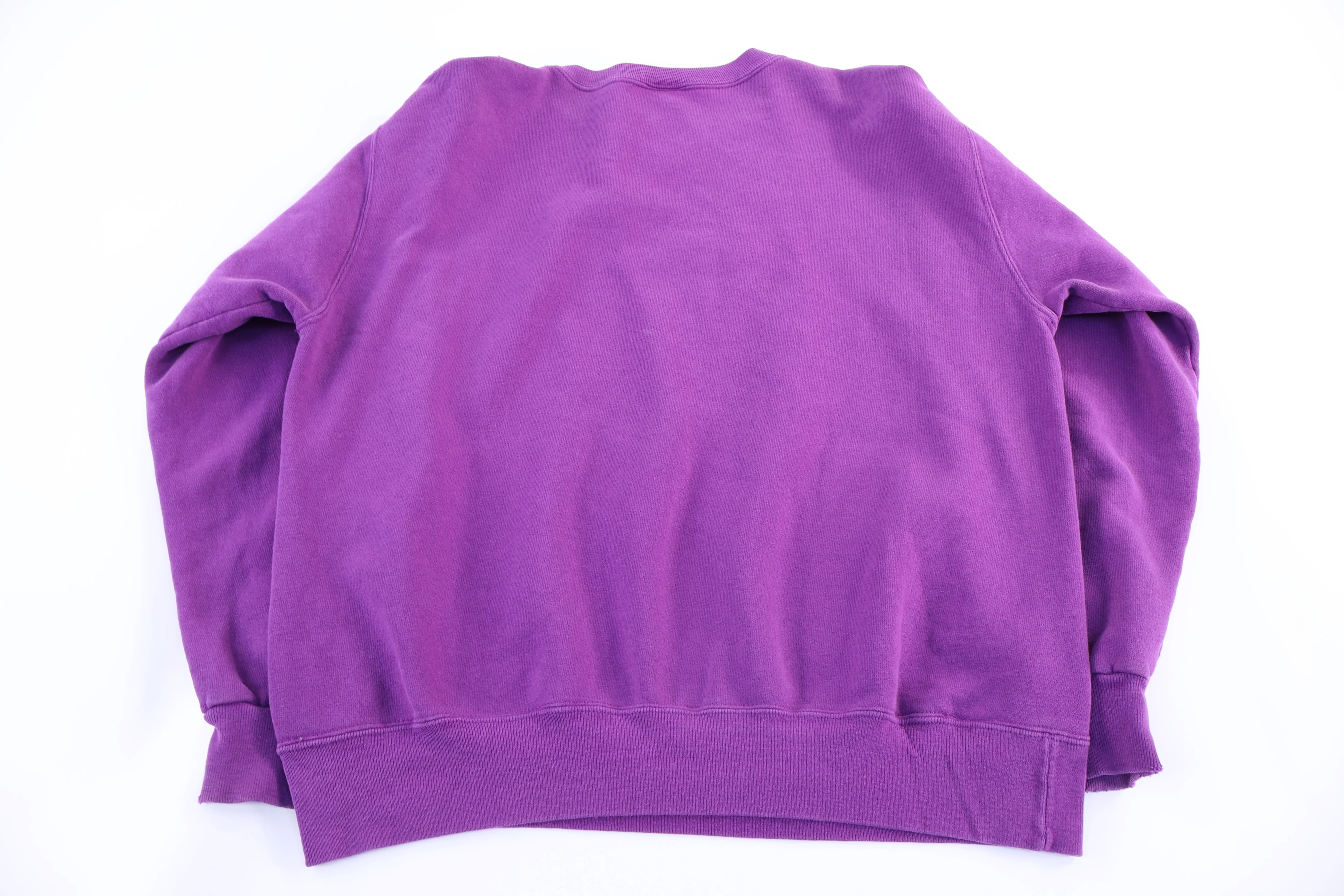 90's Champion Embroidered Logo Purple Sweatshirt - Image 2