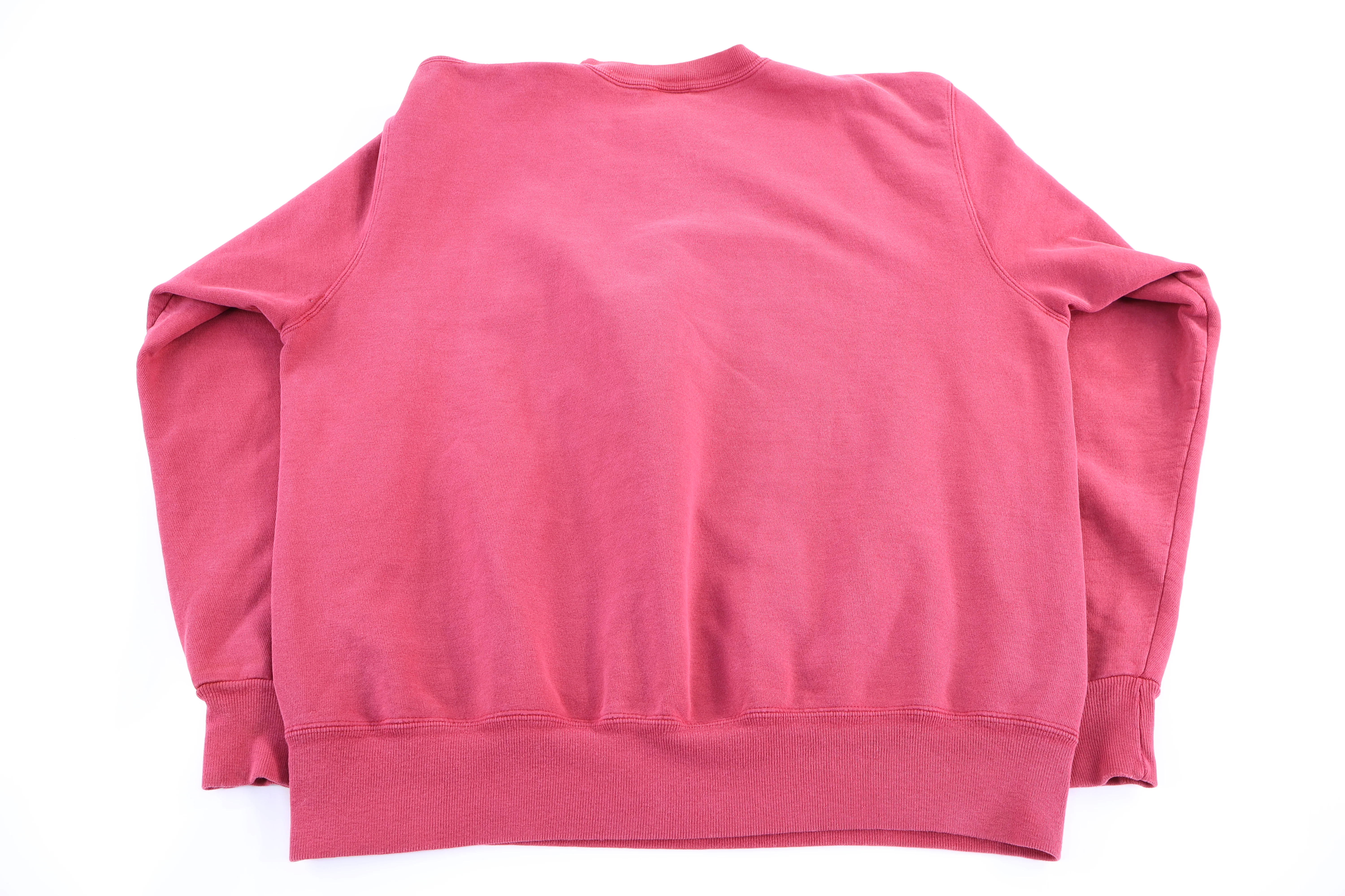 90's Champion Embroidered Logo Red Sweatshirt - Image 2