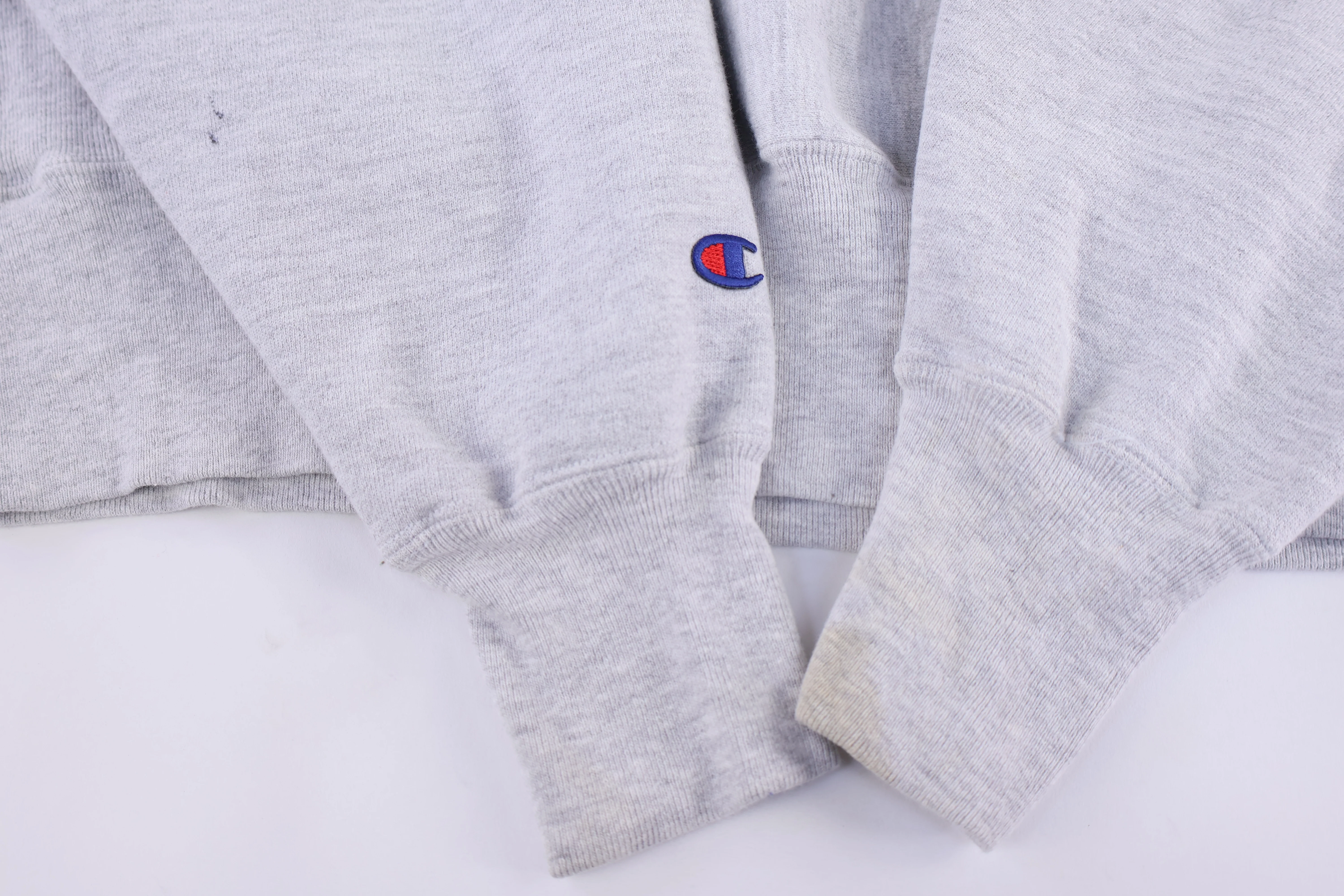 90's Champion Grey Sweatshirt - Image 3