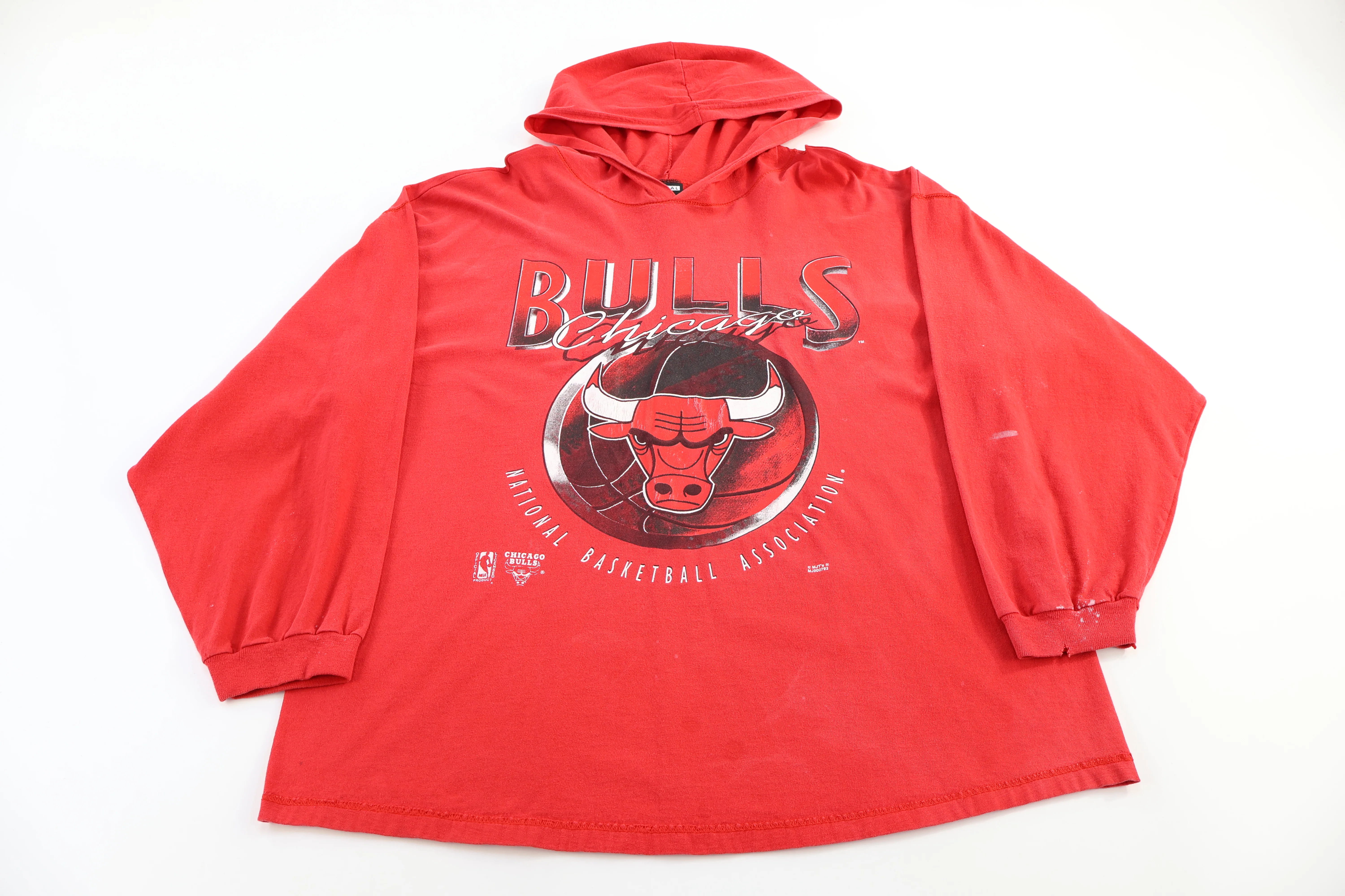 90's Chicago Bulls Basketball Lightweight Hoodie