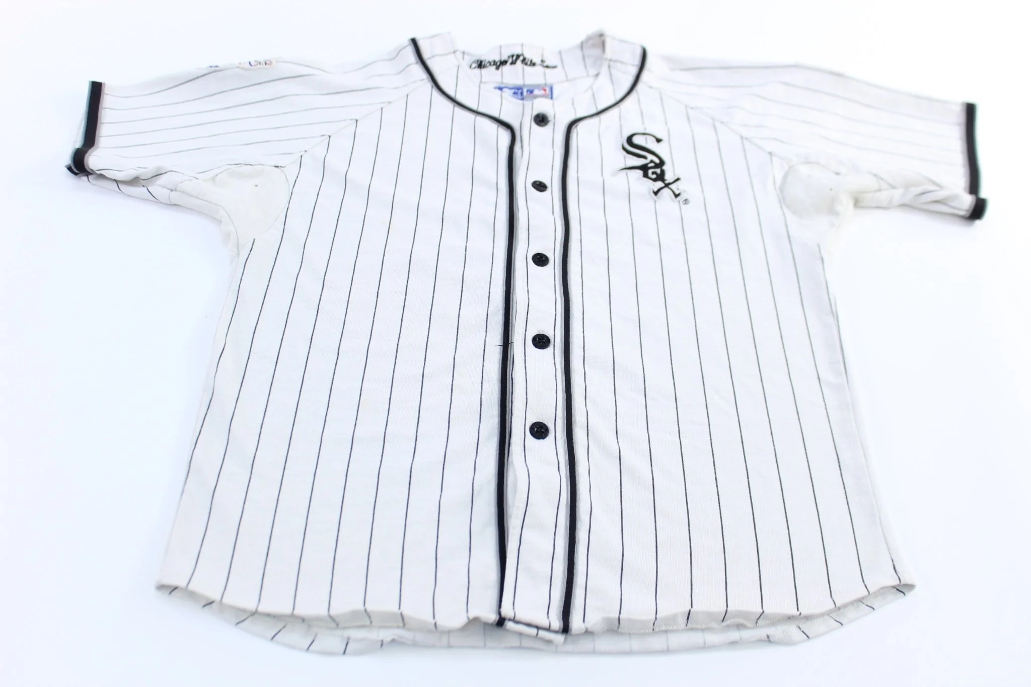 90's Chicago White Sox Embroidered Starter Baseball Jersey
