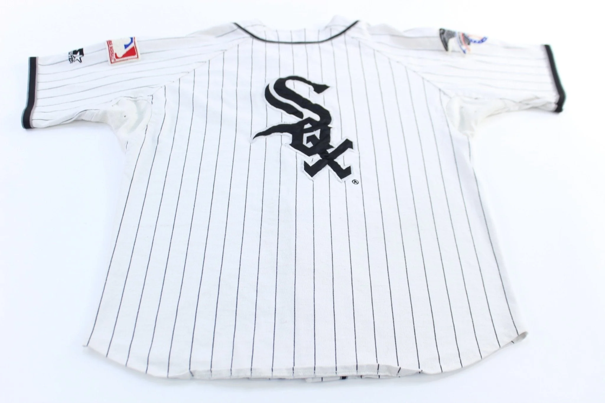 90's Chicago White Sox Embroidered Starter Baseball Jersey - Image 2
