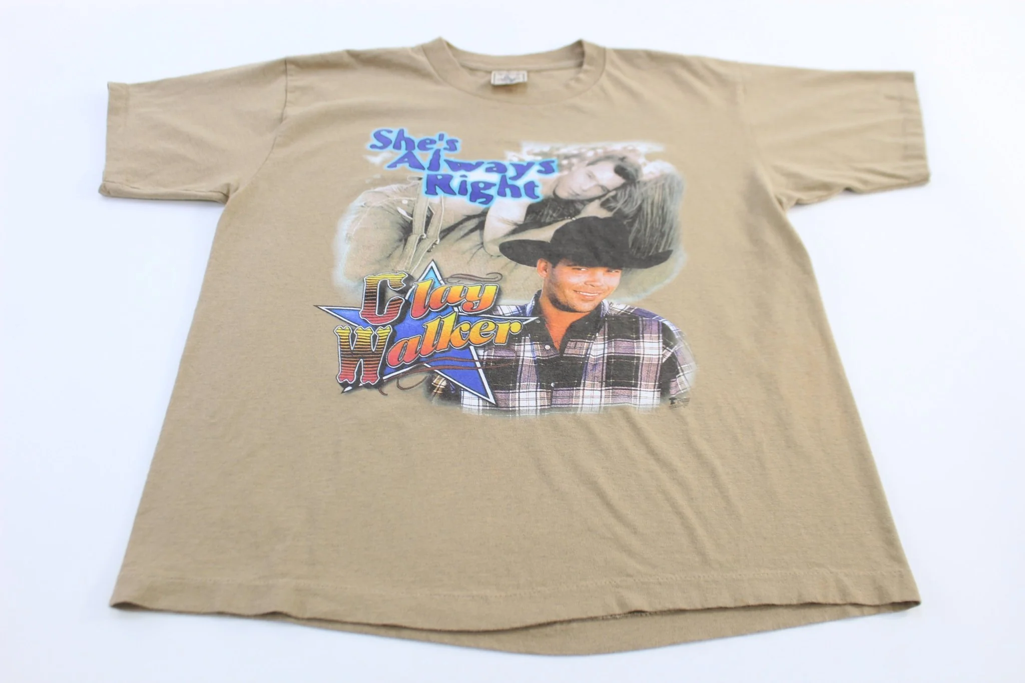 90's Clay Walker "She's Always Right" T-shirt