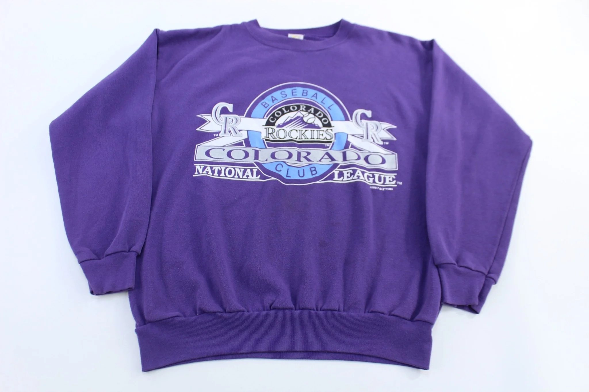 90's Colorado Rockies Baseball Sweatshirt