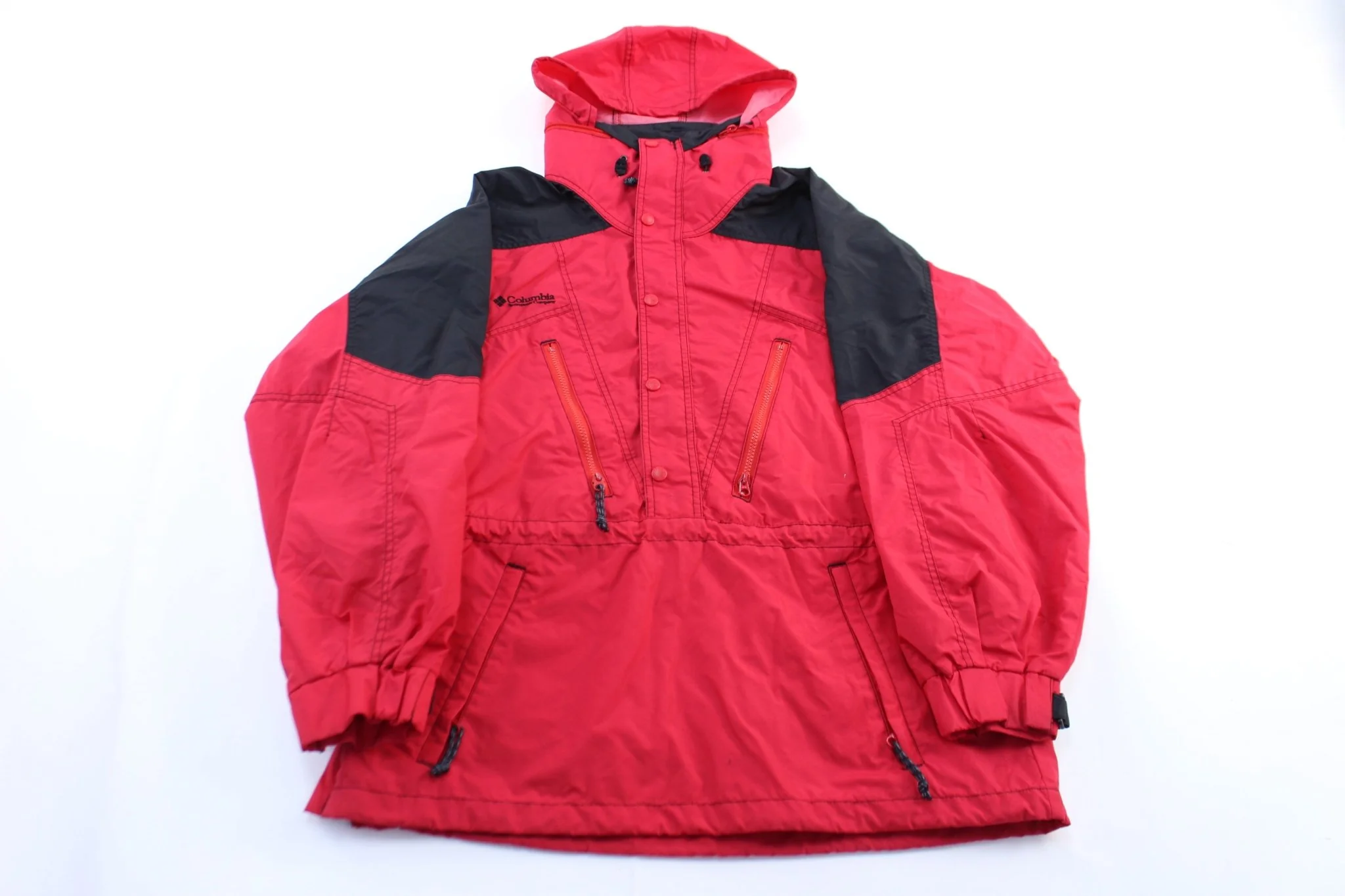90's Columbia Sportswear Red & Black Zip Up Jacket