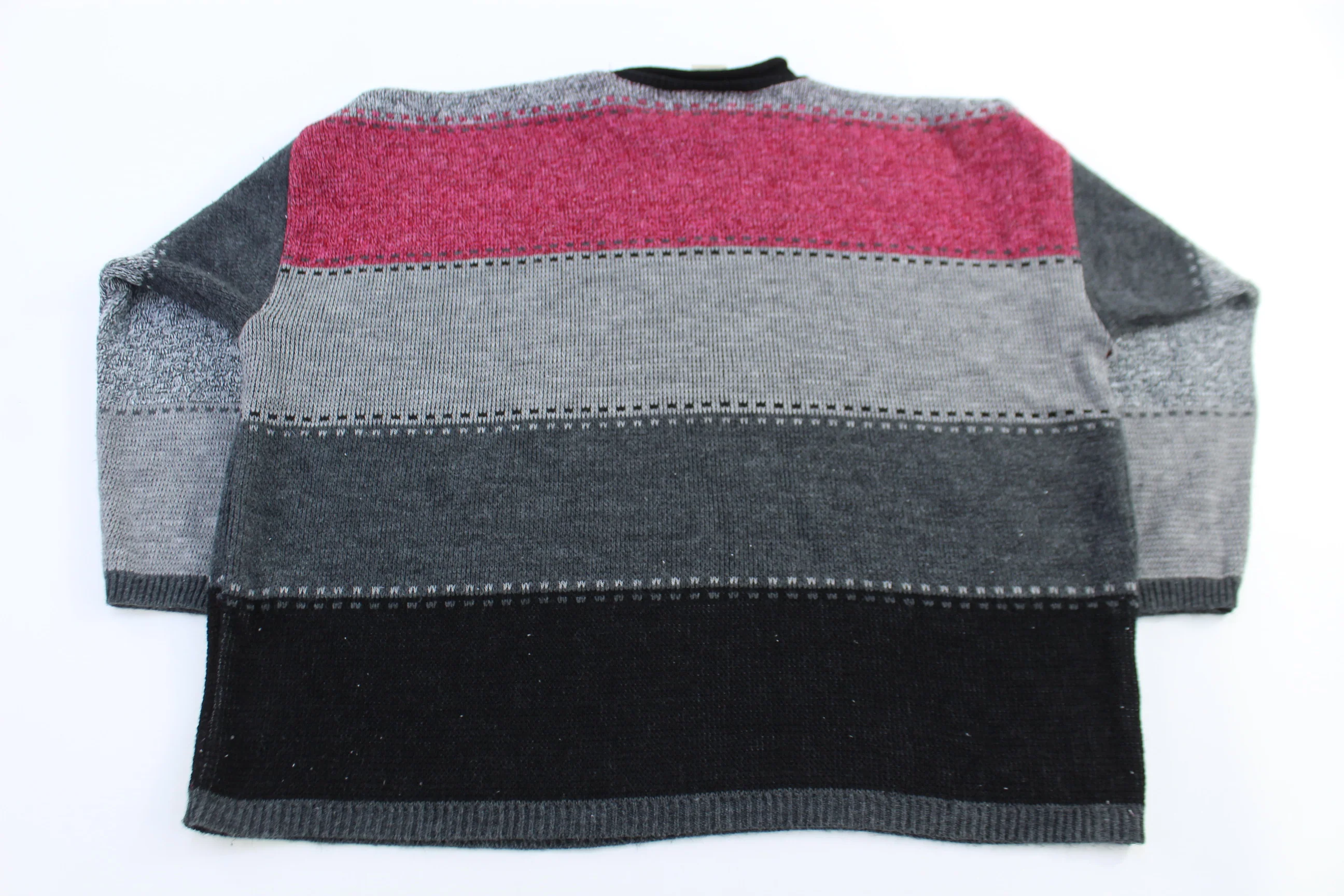 90's CosCob Multipattern Knit Sweater - Image 2