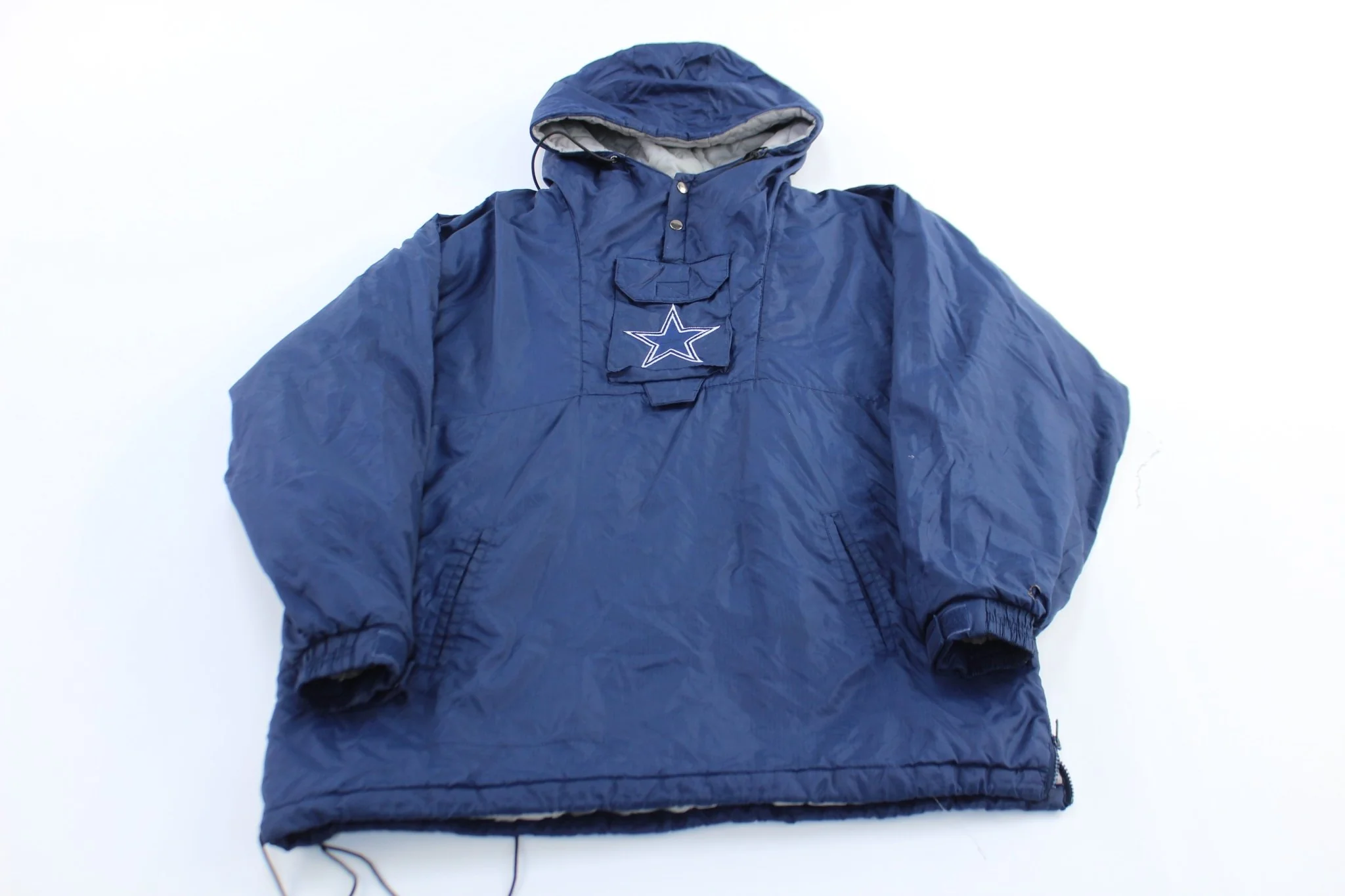 90's Dallas Cowboys Embroidered Hooded Jacket