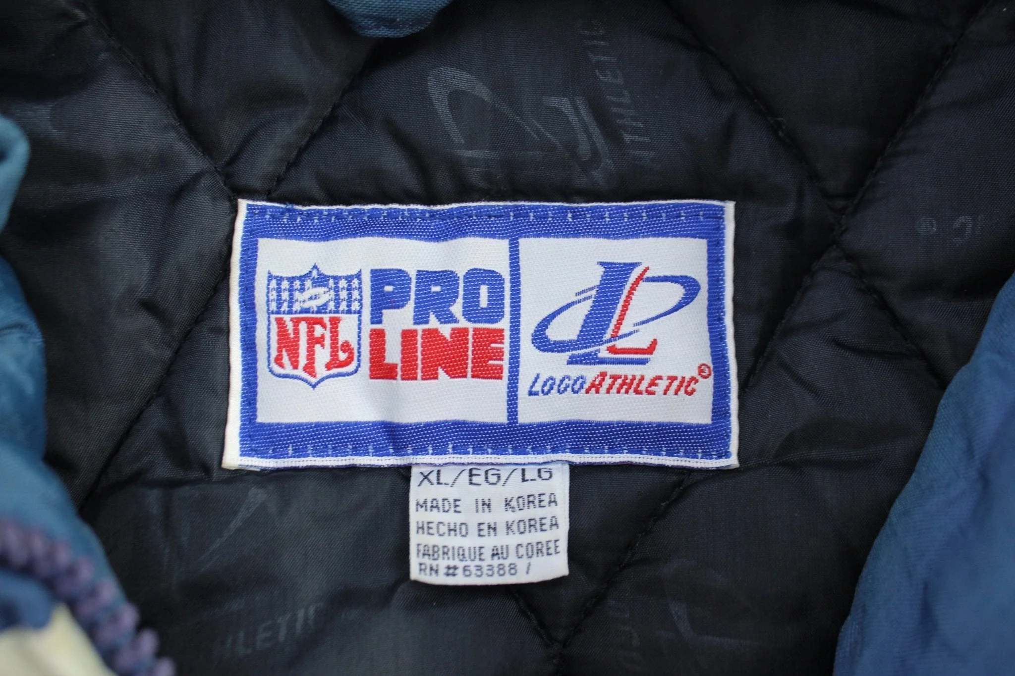 90's Dallas Cowboys Embroidered Logo Athletic Hooded Jacket - Image 3