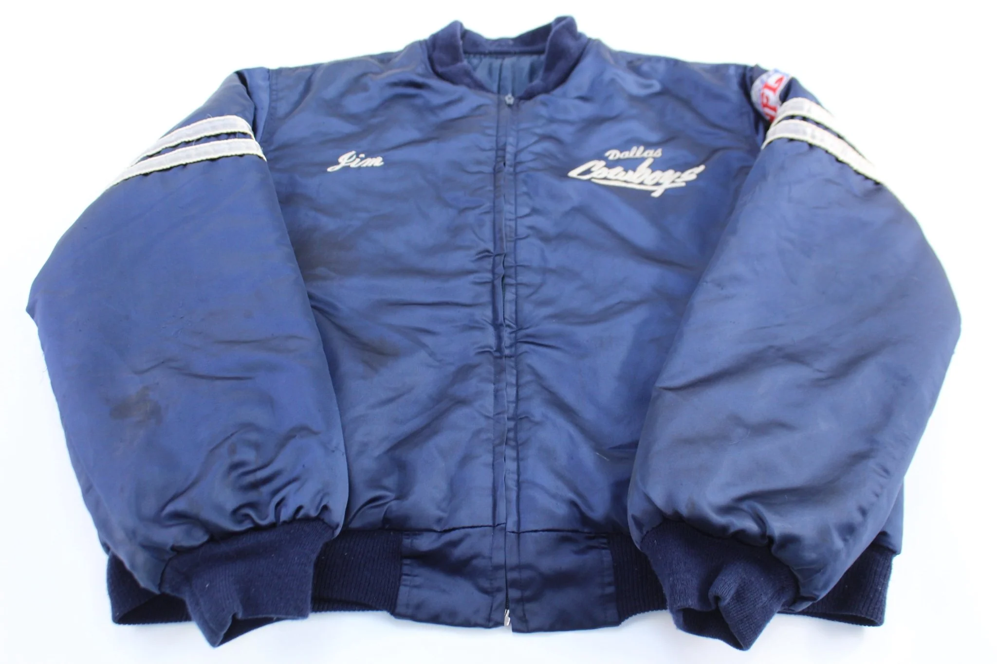 90's Dallas Cowboys Embroidered Zip Up Jacket