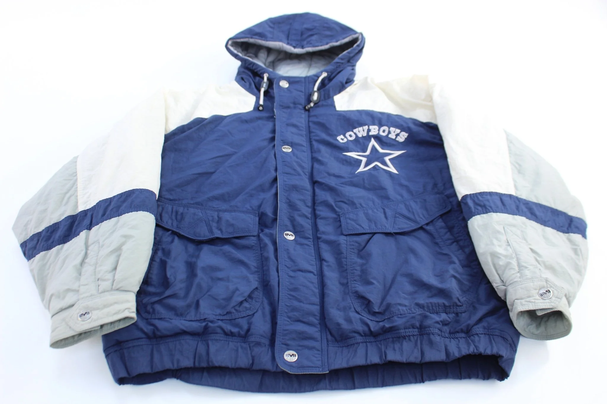 90's Dallas Cowboys Embroidered Zip Up Jacket