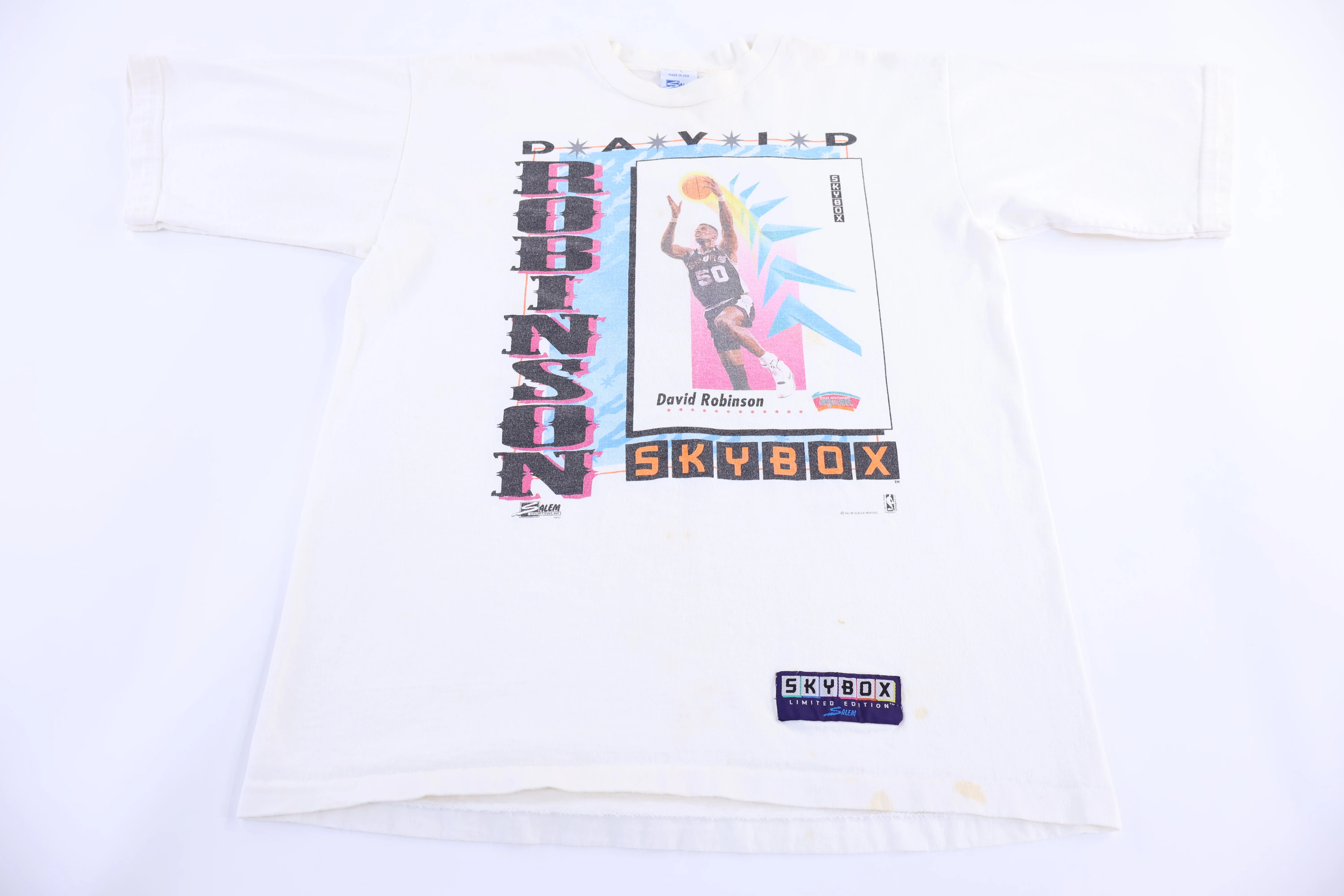 90's David Robinson San Antonio Spurs T-shirt