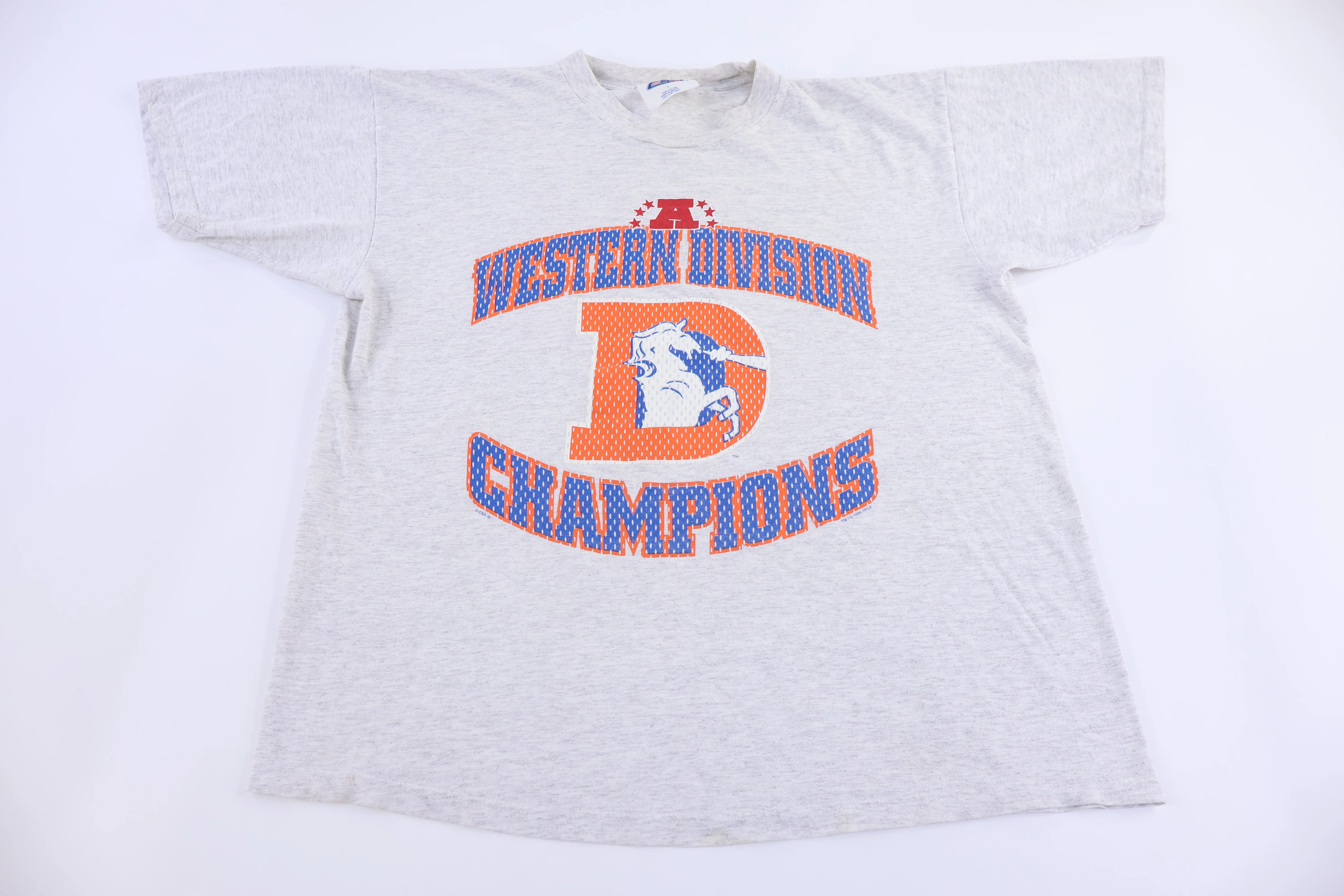 90's Denver Broncos Western Division Champions T-shirt