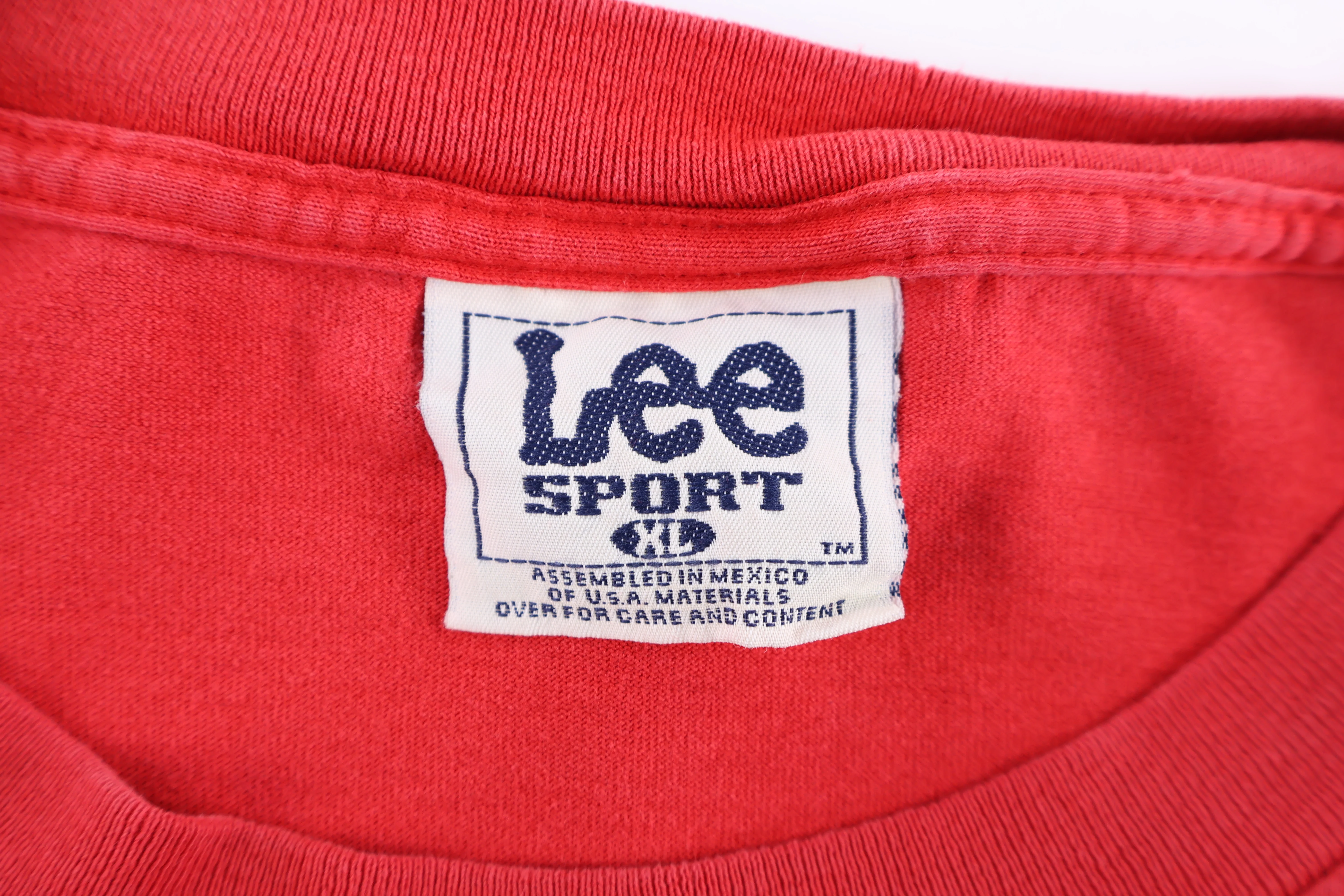 90's Detroit Red Wings Hockey T-shirt - Image 3