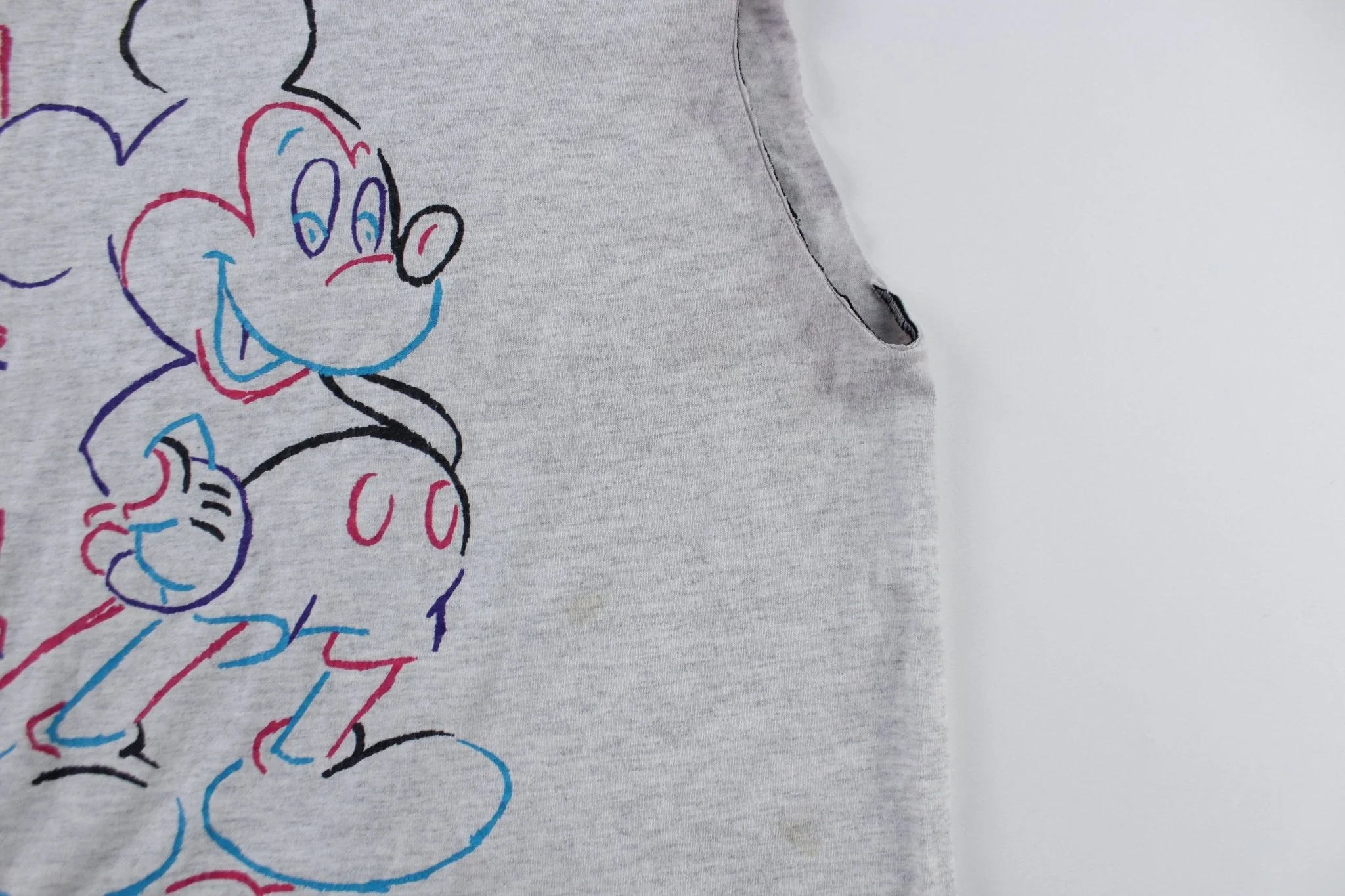 90's Disney Designs Mickey Mouse Graphic Tank Top - Image 3