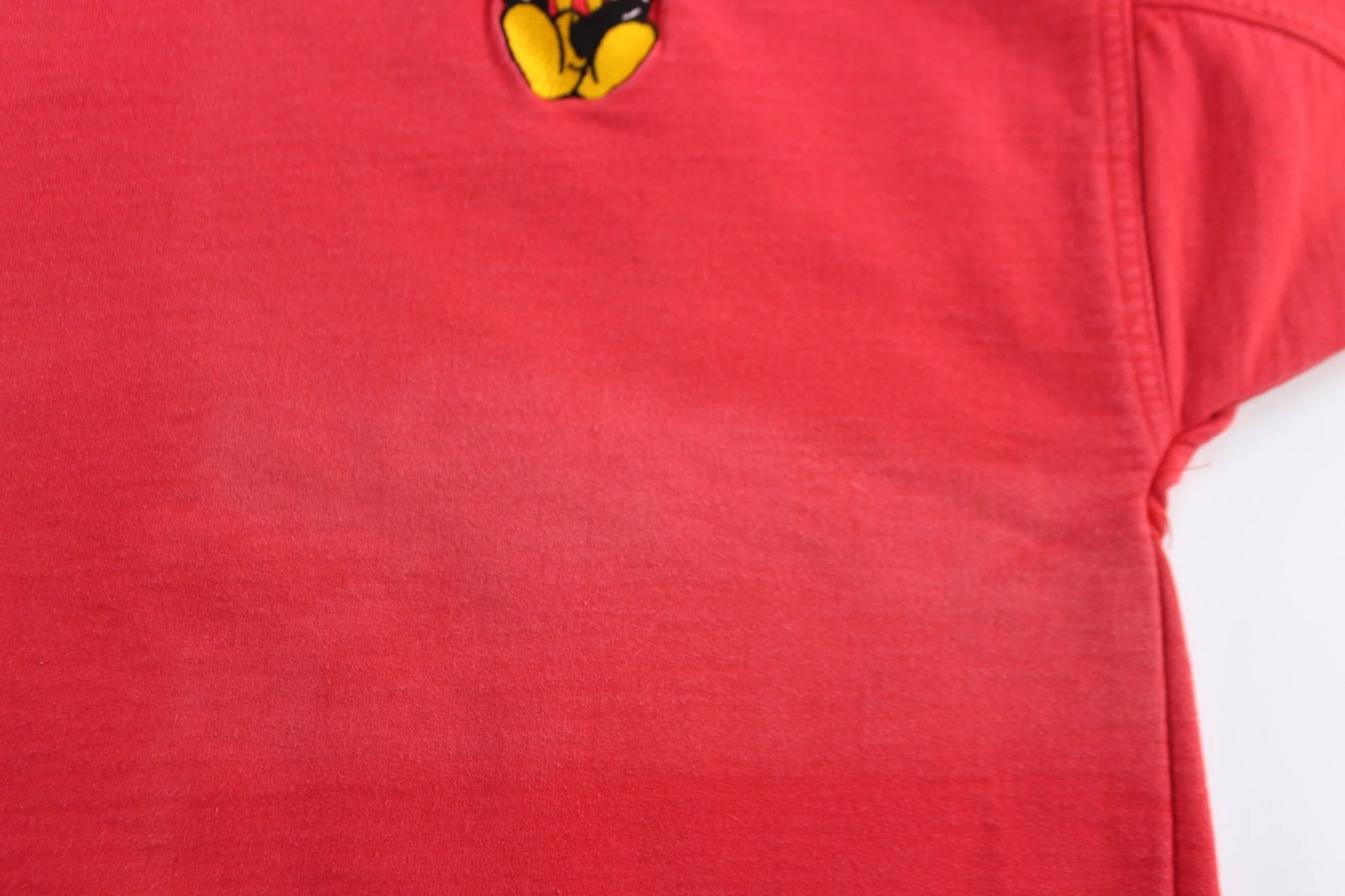 90's Disney Mickey Mouse Embroidered Sweatshirt - Image 4