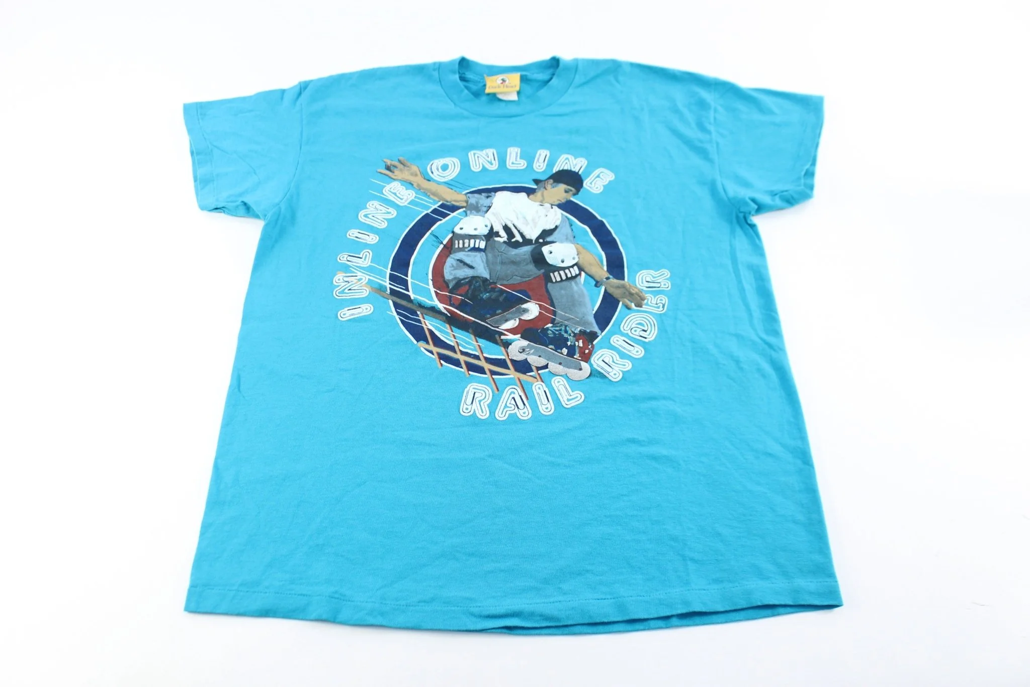 90's Duck Head Rail Rider Graphic T-Shirt