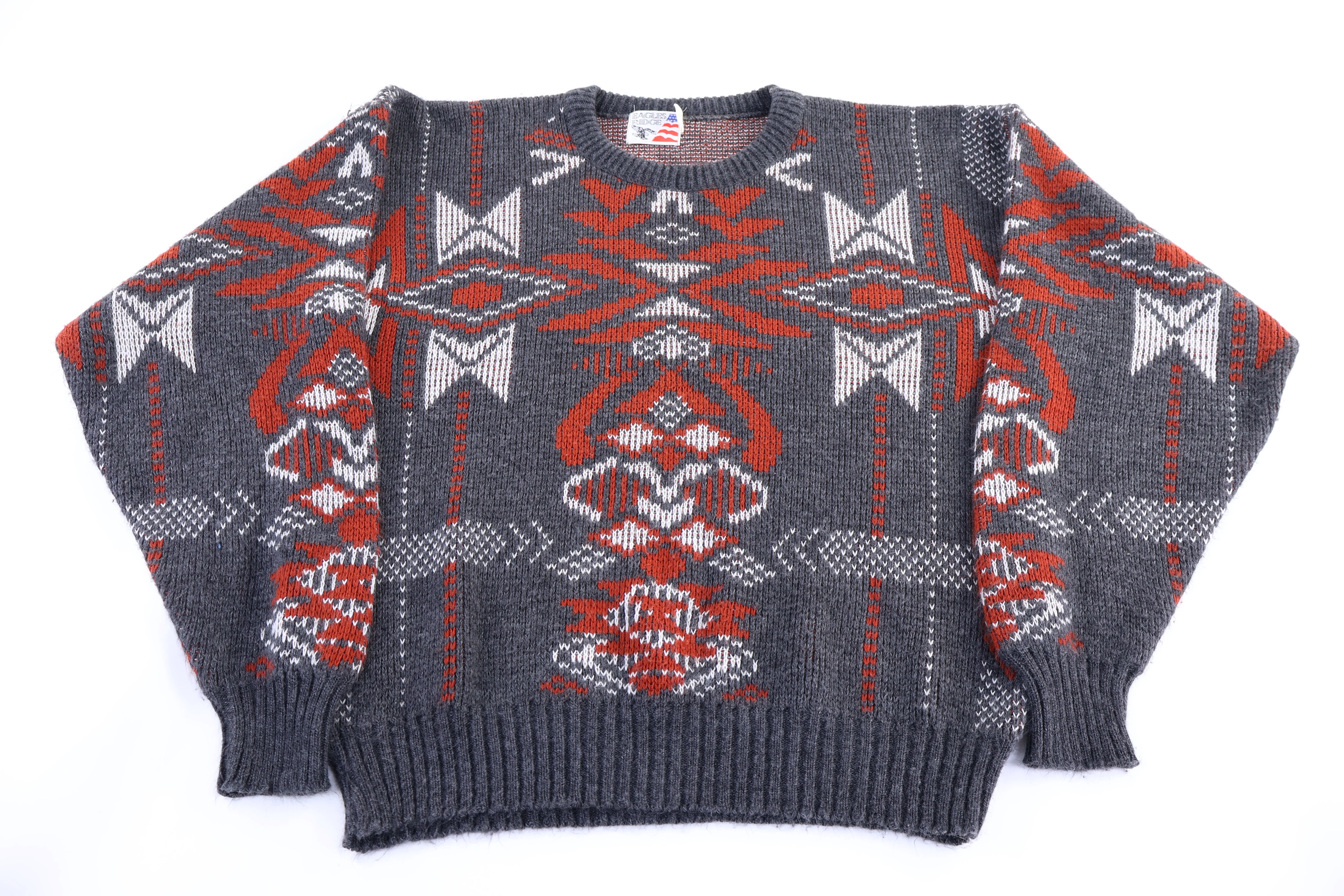 90's Eagle Ridge Multipatterned Knit Sweater