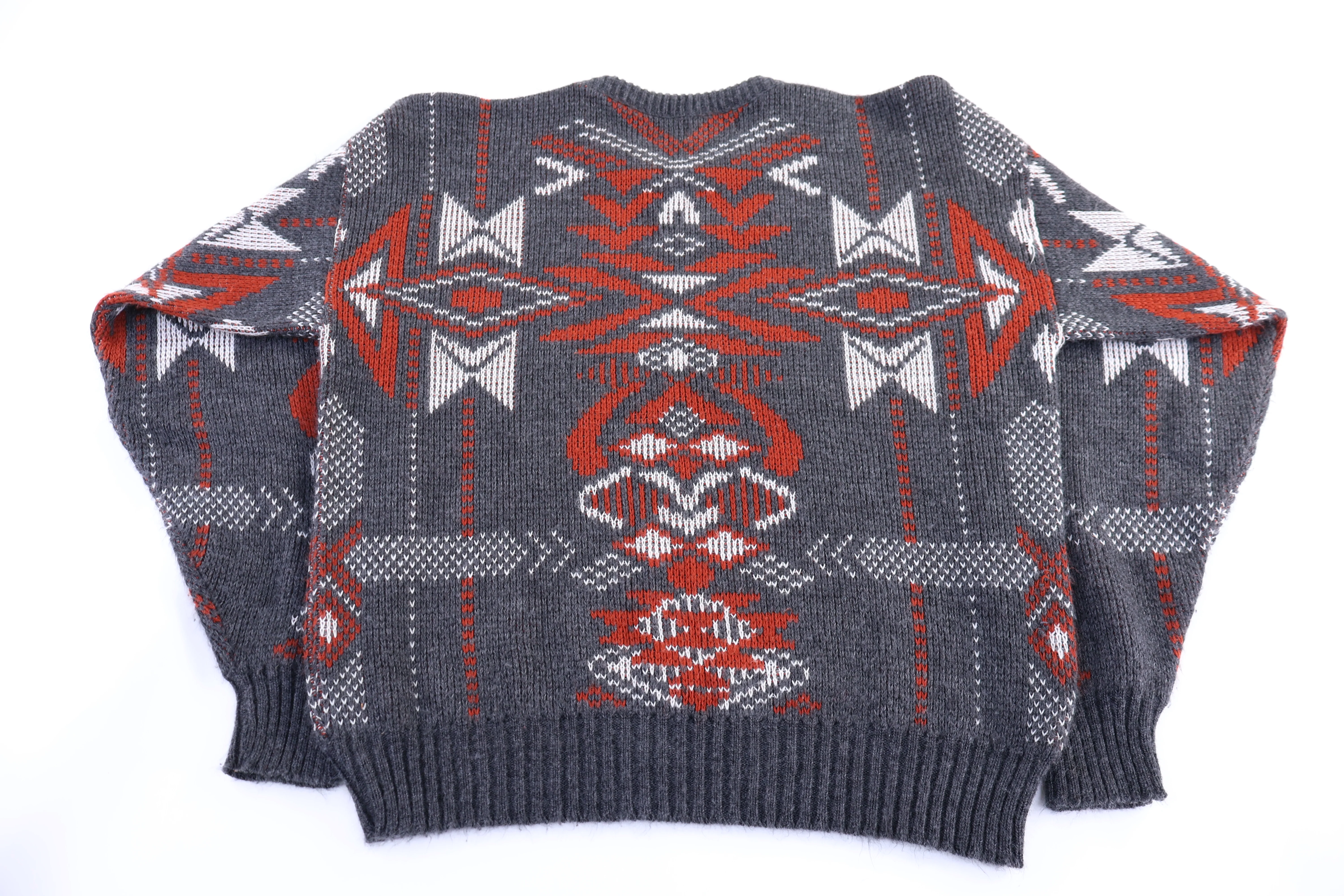 90's Eagle Ridge Multipatterned Knit Sweater - Image 2