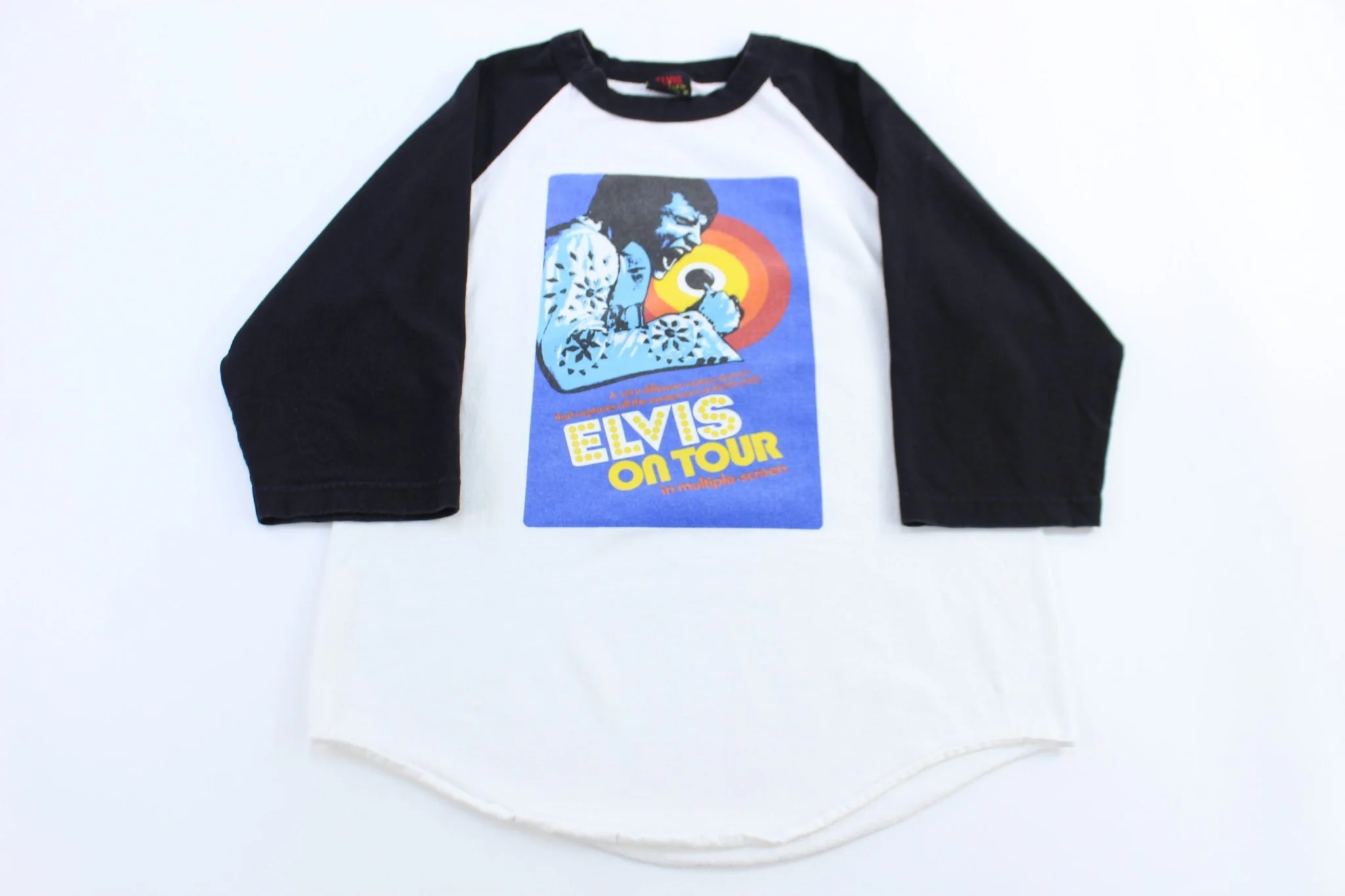 90's Elvis Presley On Tour Raglan T-shirt