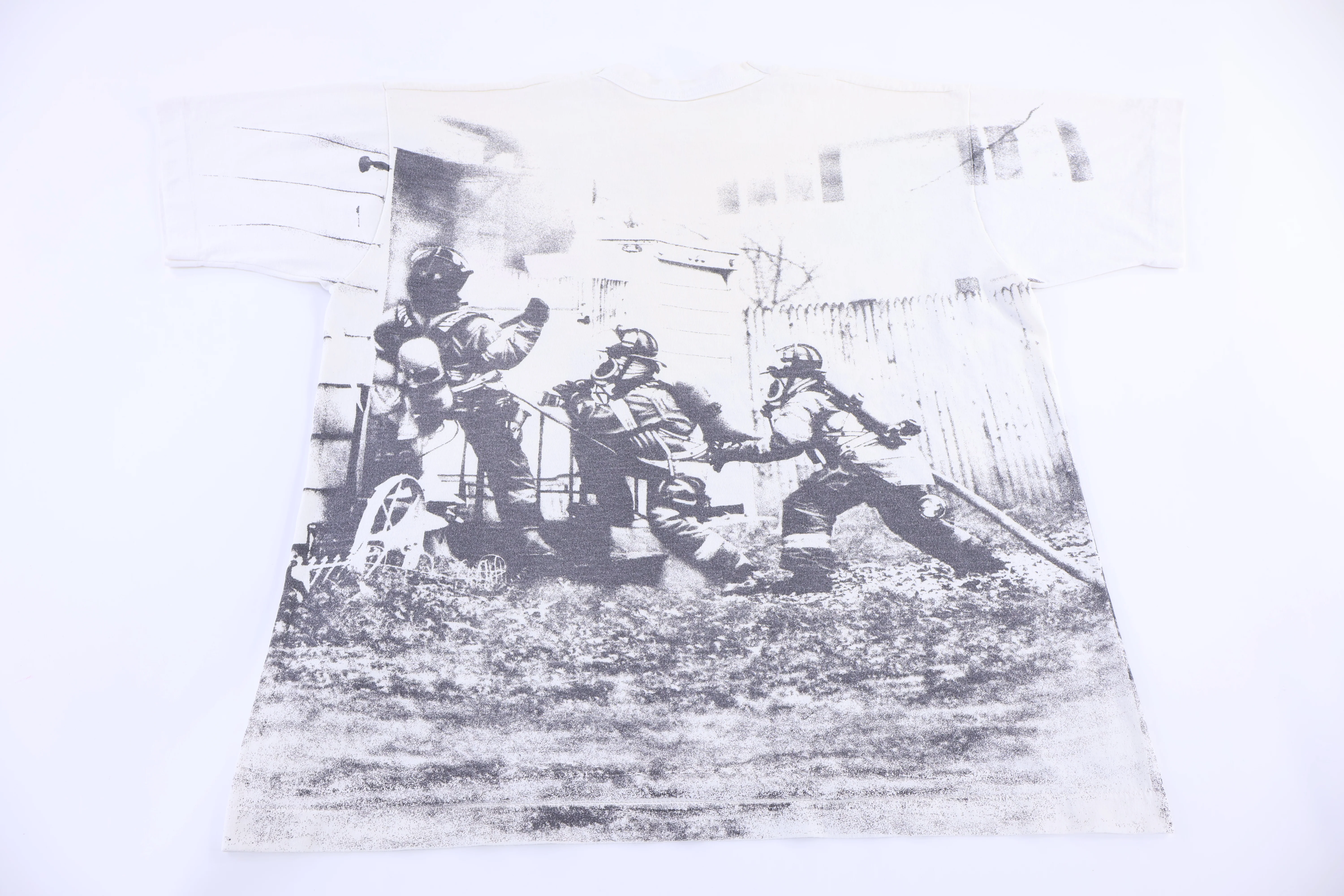 90's Firefighters Breaking And Entering T-shirt - Image 2