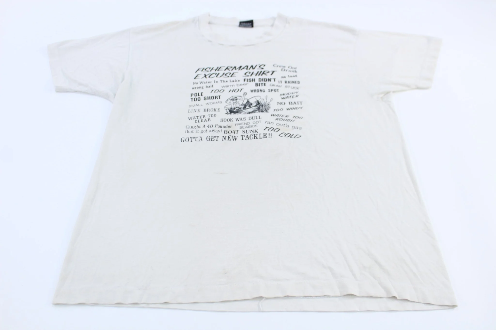 90's Fisherman's Excuse Shirt T-Shirt