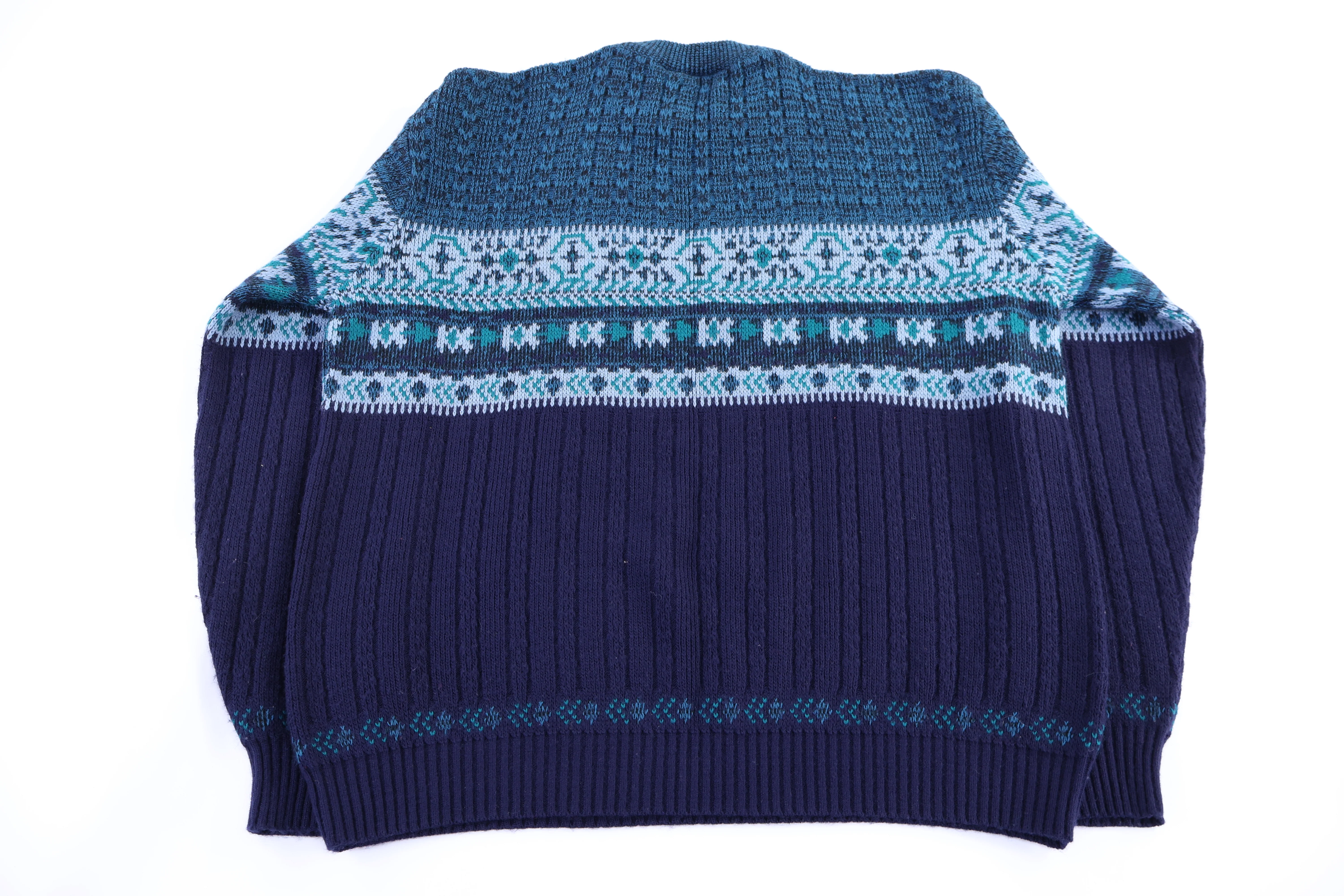 90's Flatiron Mills Multicolor Knit Sweater - Image 2