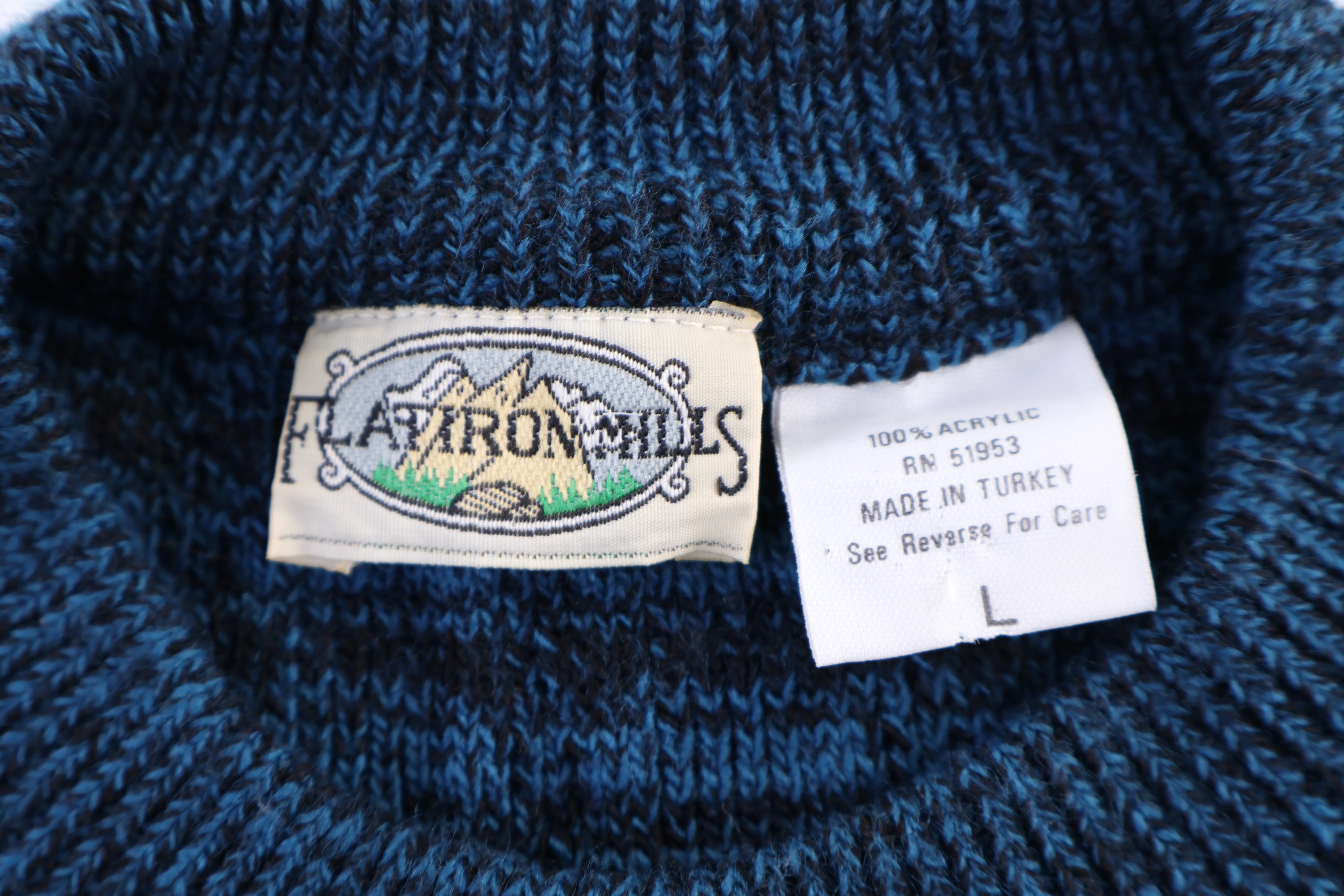 90's Flatiron Mills Multicolor Knit Sweater - Image 3