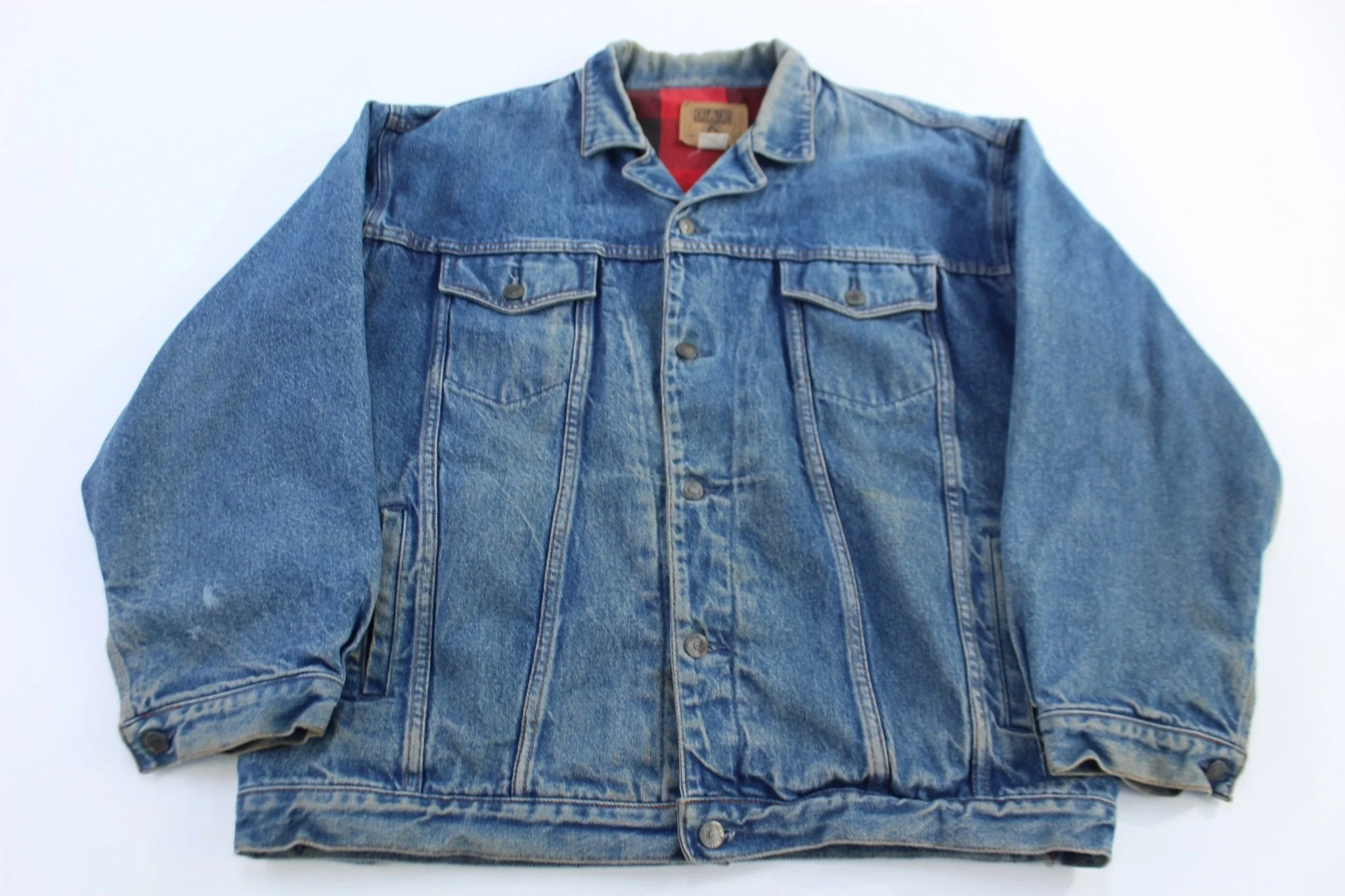 90's Gap Dark Wash Denim Jacket - Image 2