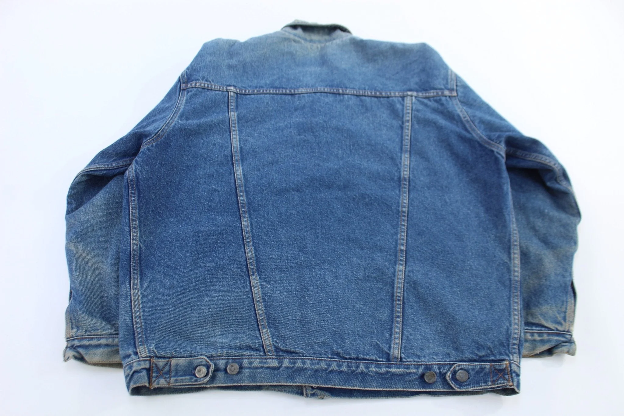 90's Gap Dark Wash Denim Jacket - Image 3
