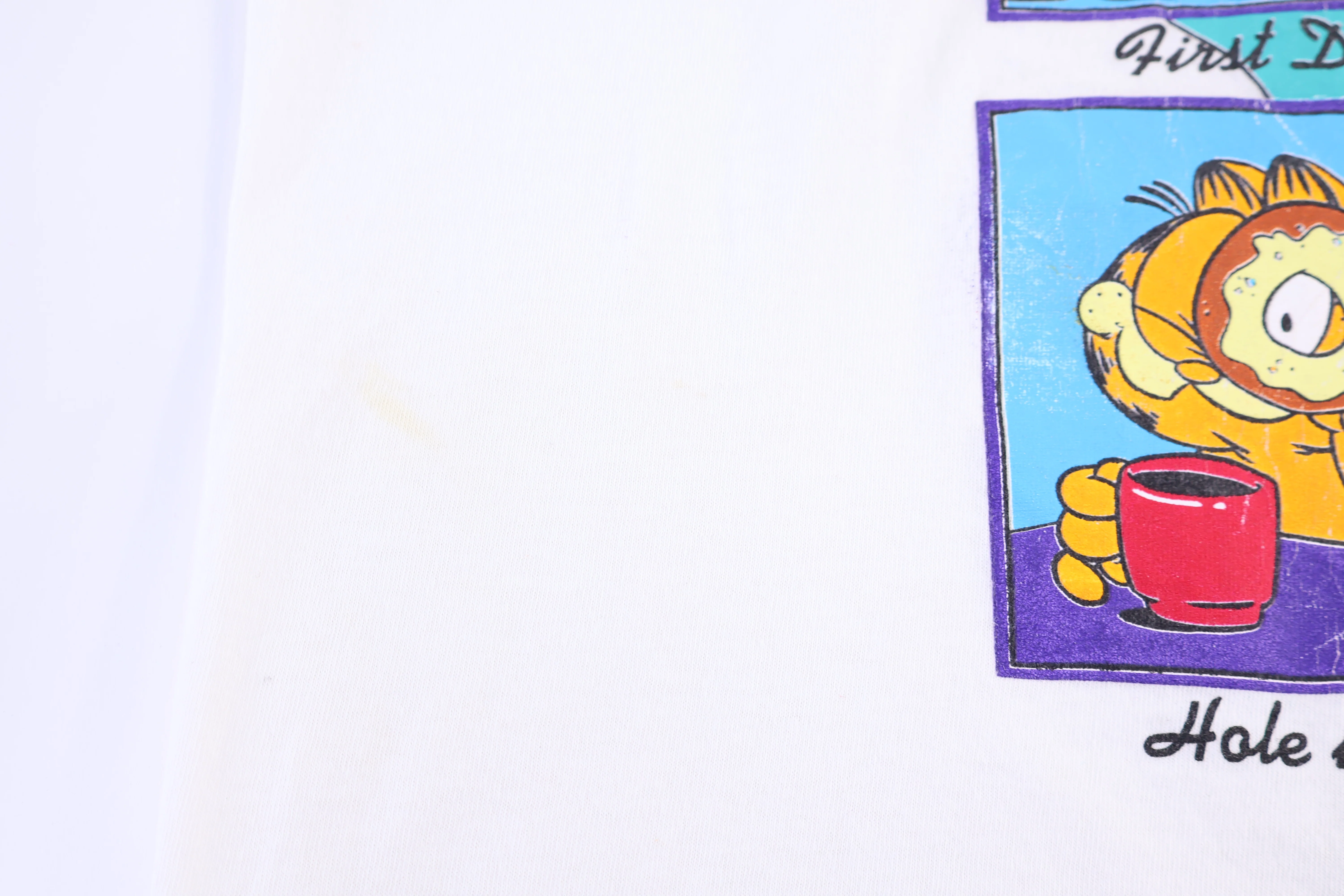 90's Garfield Great Moments In Coffee T-shirt - Image 3