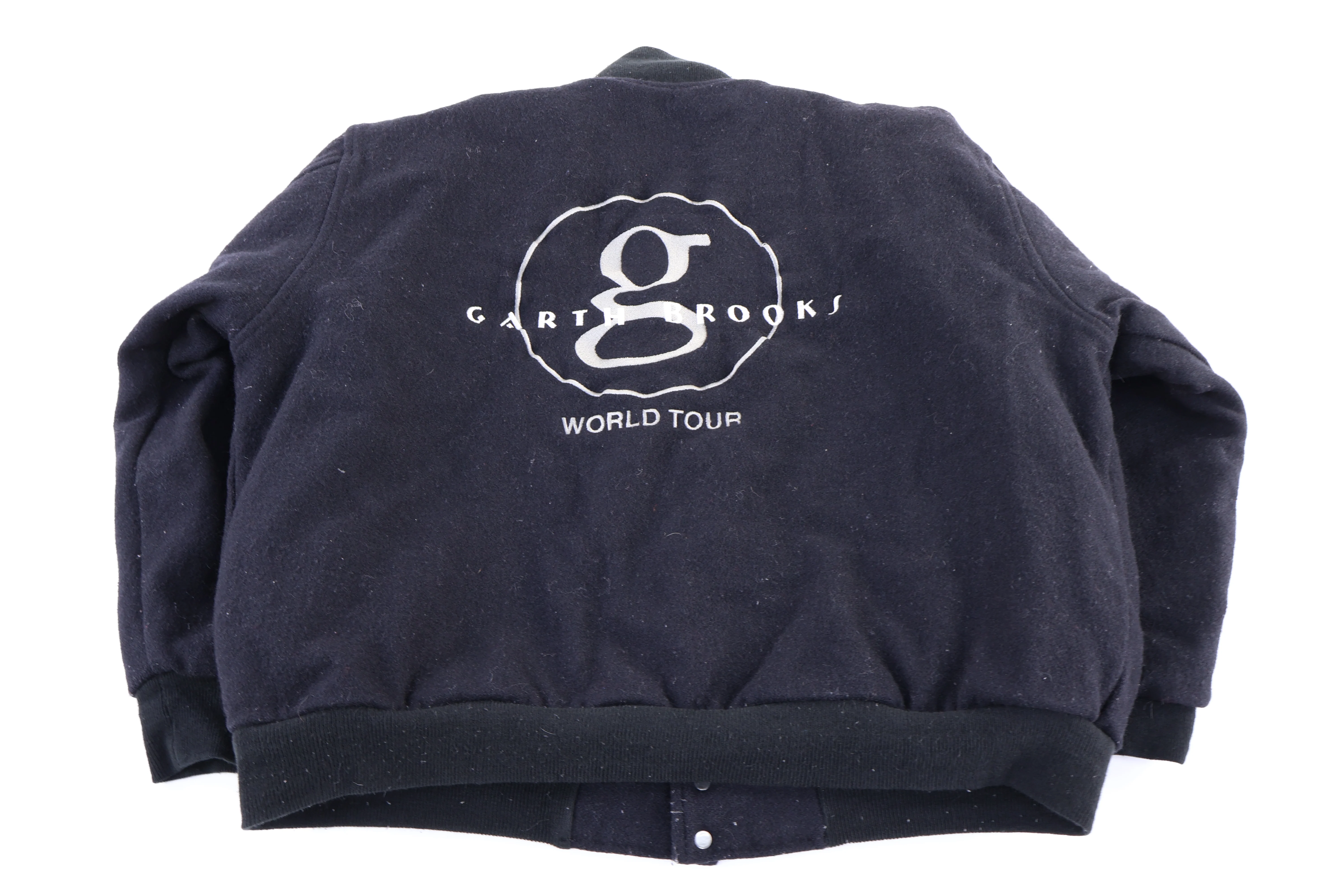 90's Garth Brooks World Tour Bomber Jacket - Image 2