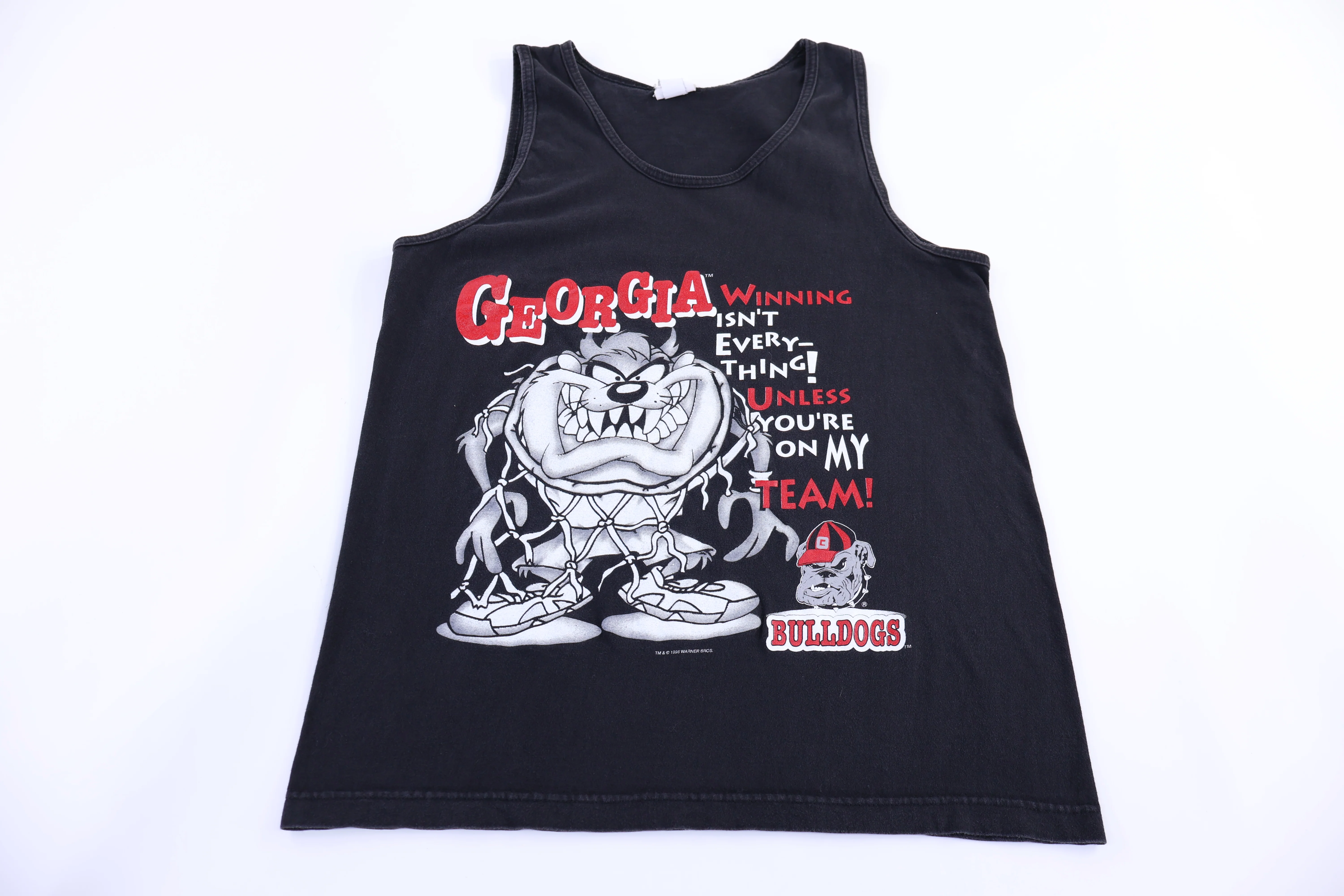 90's Georgia Bulldogs Taz The Devil Tank Top
