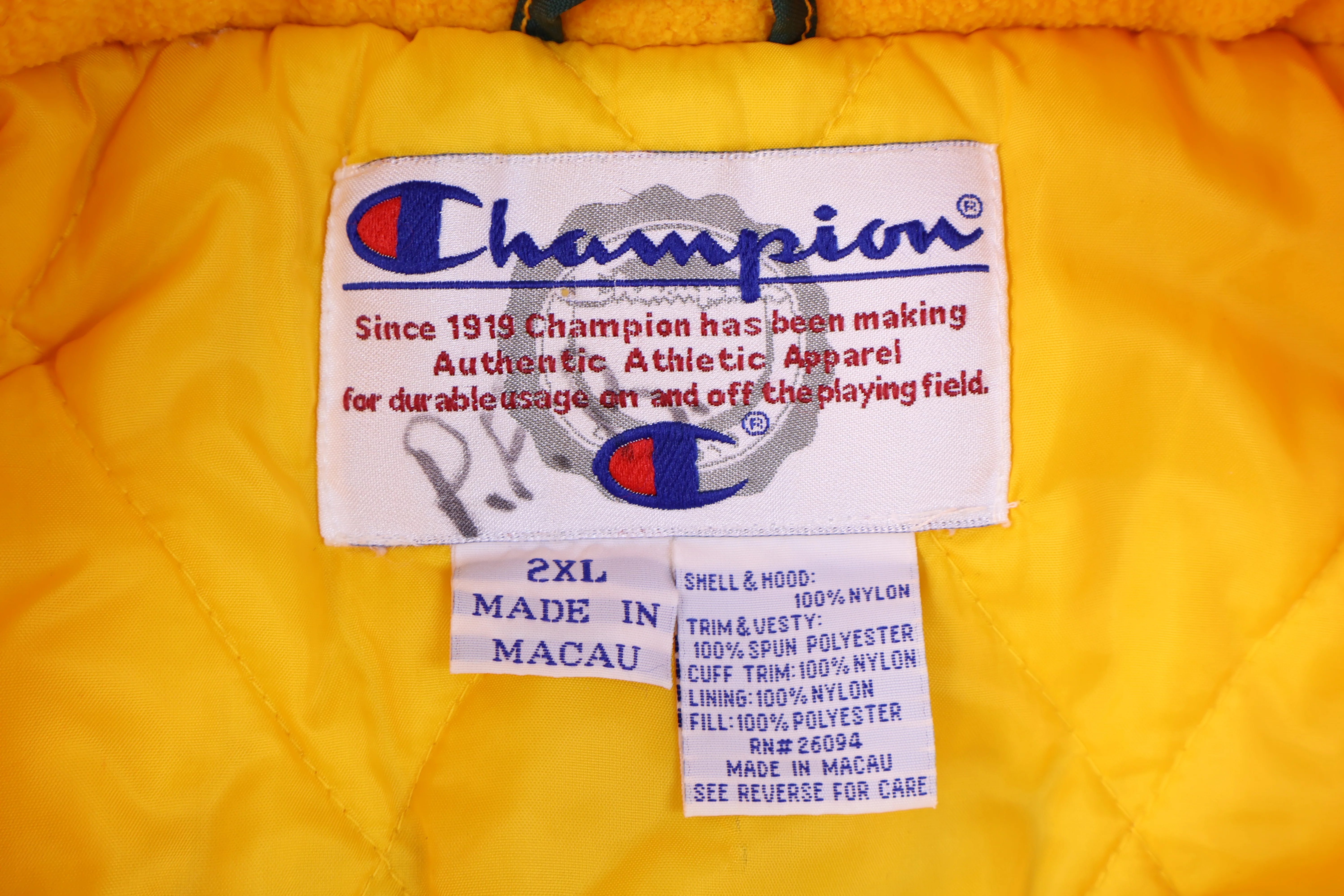 90's Green Bay Packers Football Puffer Jacket - Image 3