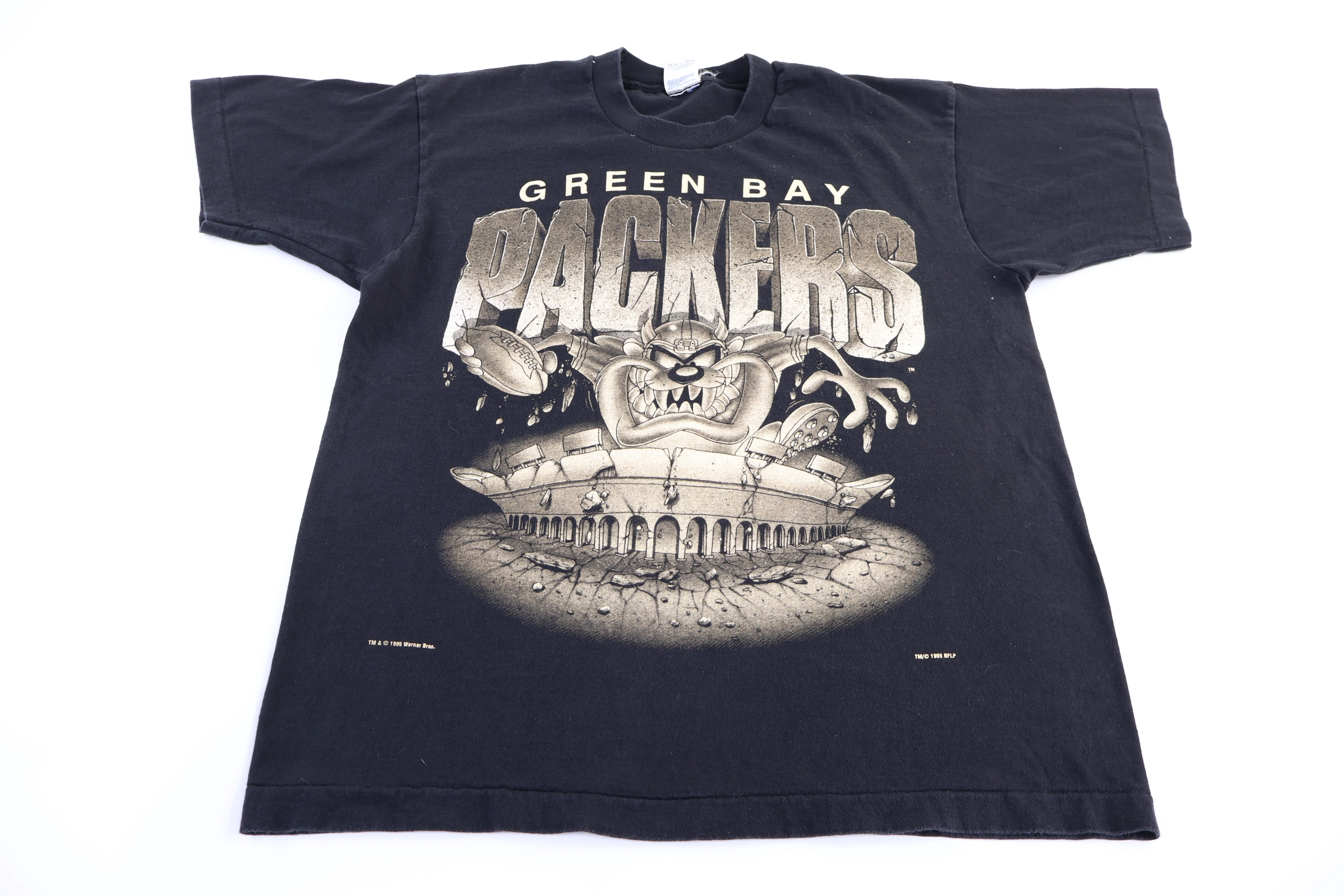 90's Green Bay Packers Taz The Devil T-shirt