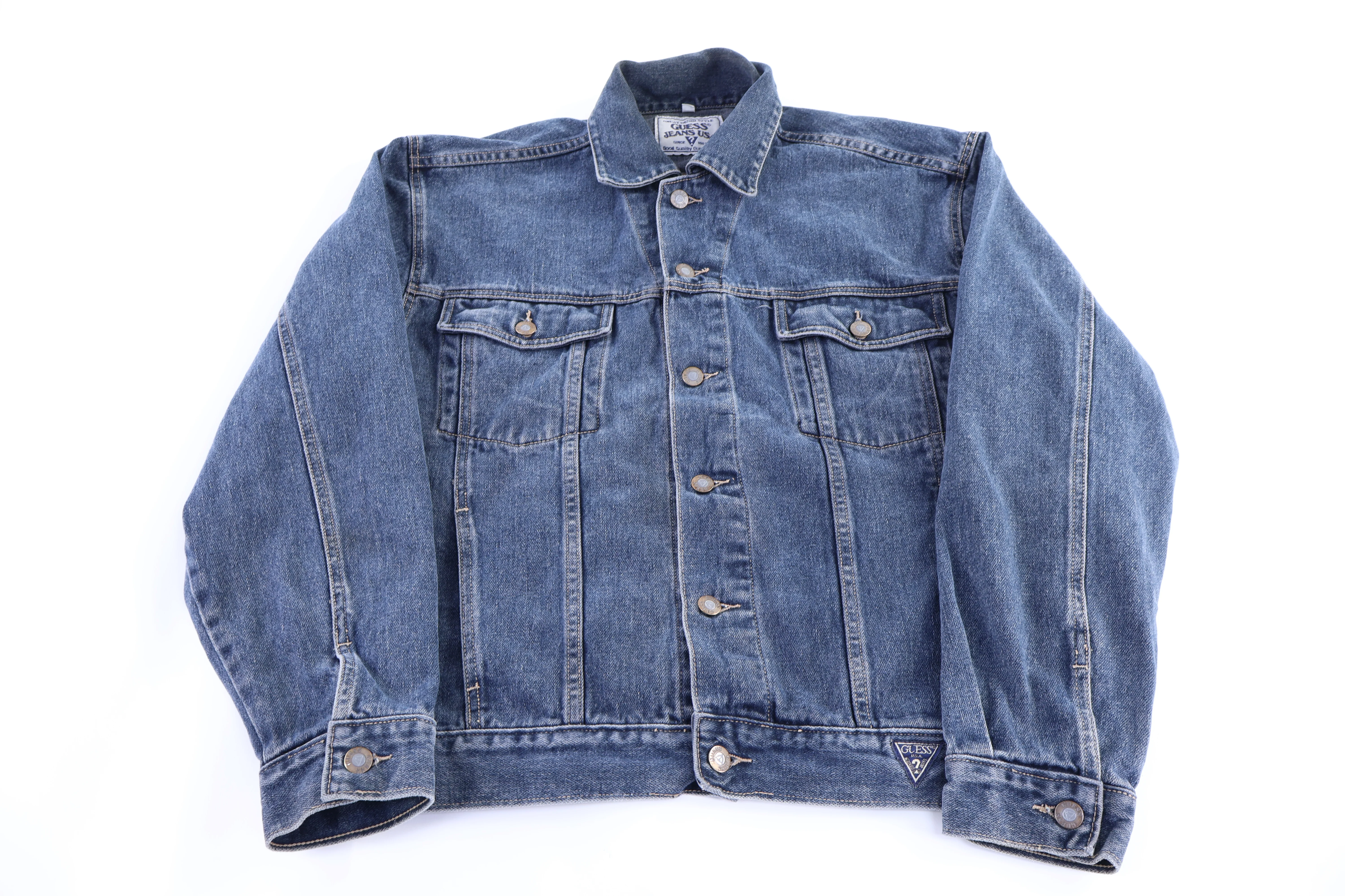 90's GUESS Jeans USA Dark Wash Denim Jacket