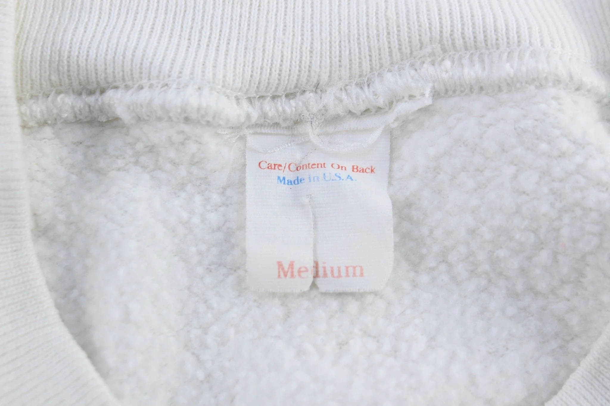 90's Guess Production White Sweatshirt - Image 3