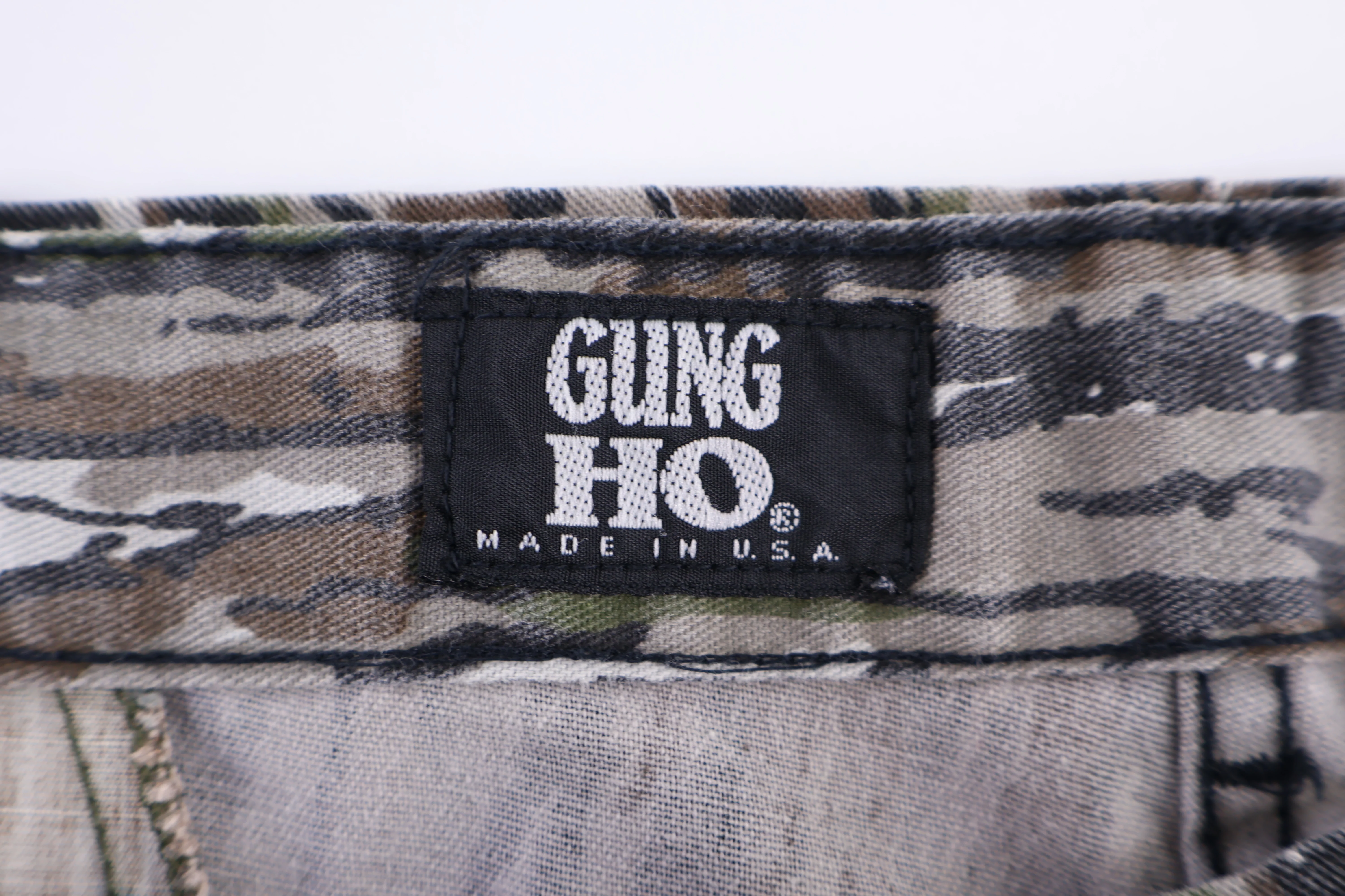 90's Gung Ho Camo Cargo Pants - Image 3